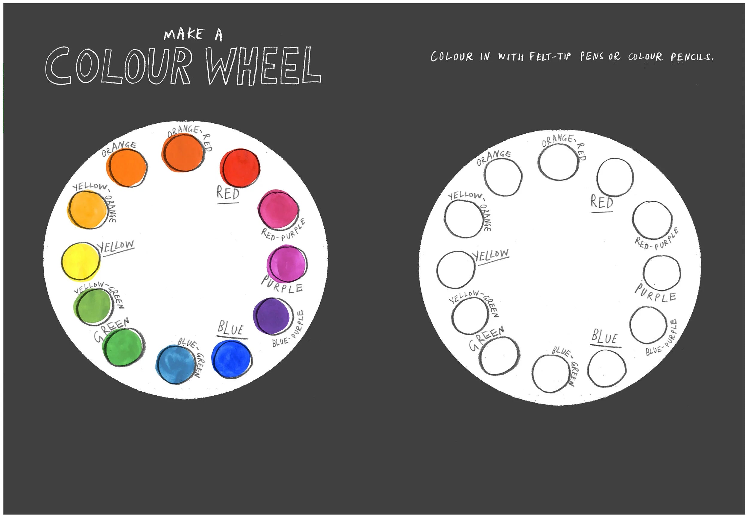 Let's Make Some Great Art: Colours Book