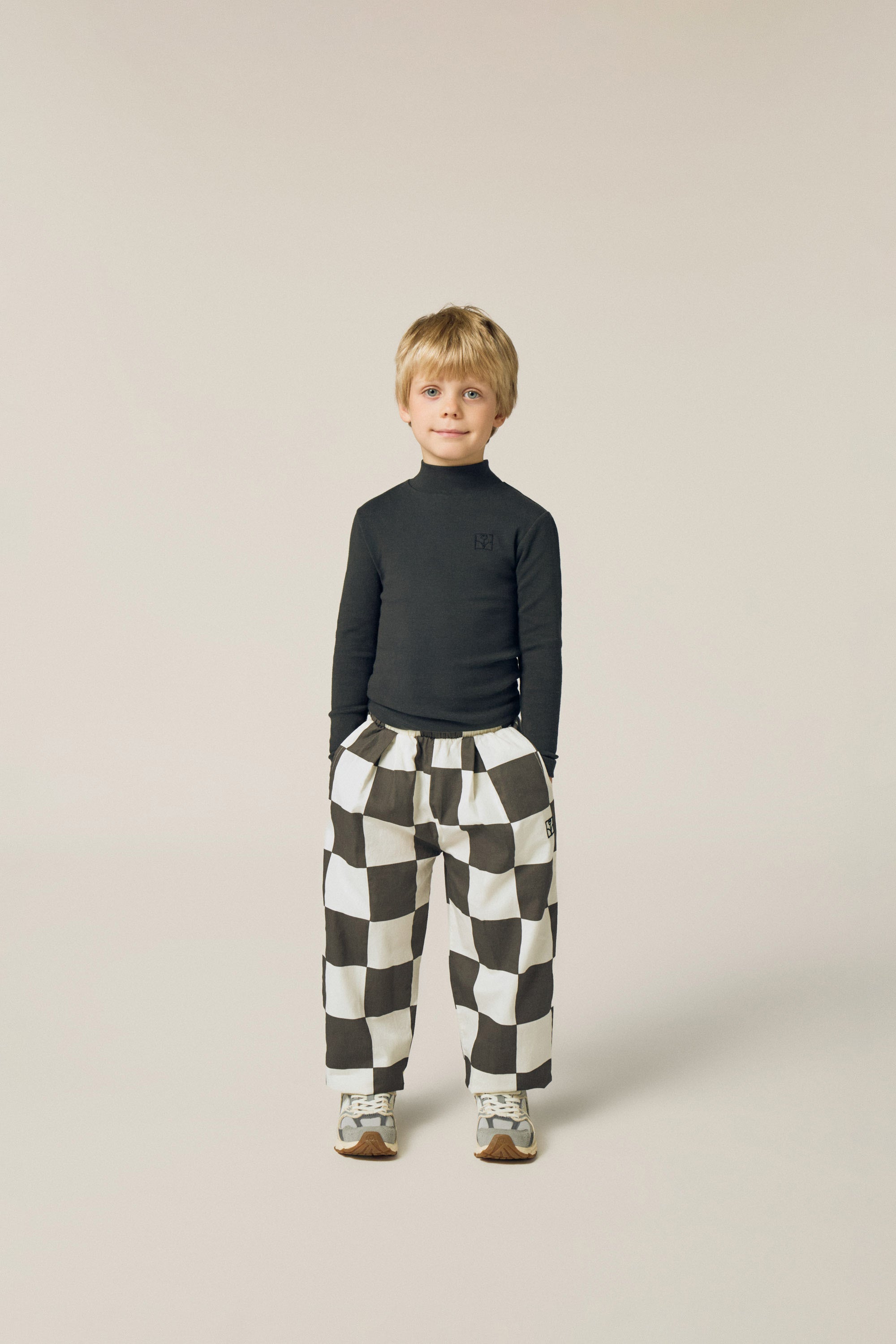 Checked Trousers Organic Cotton