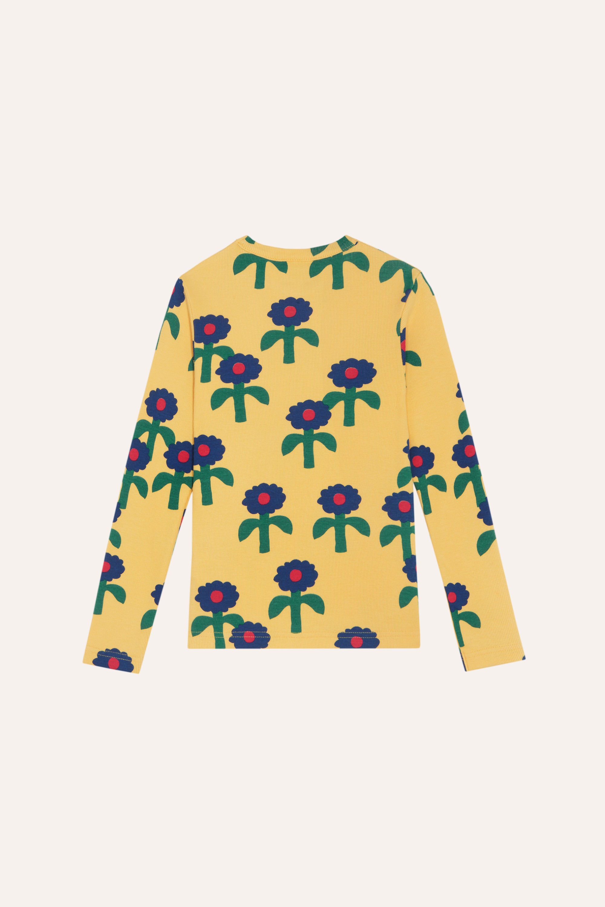 Blue Daisies Allover T-shirt Organic Cotton