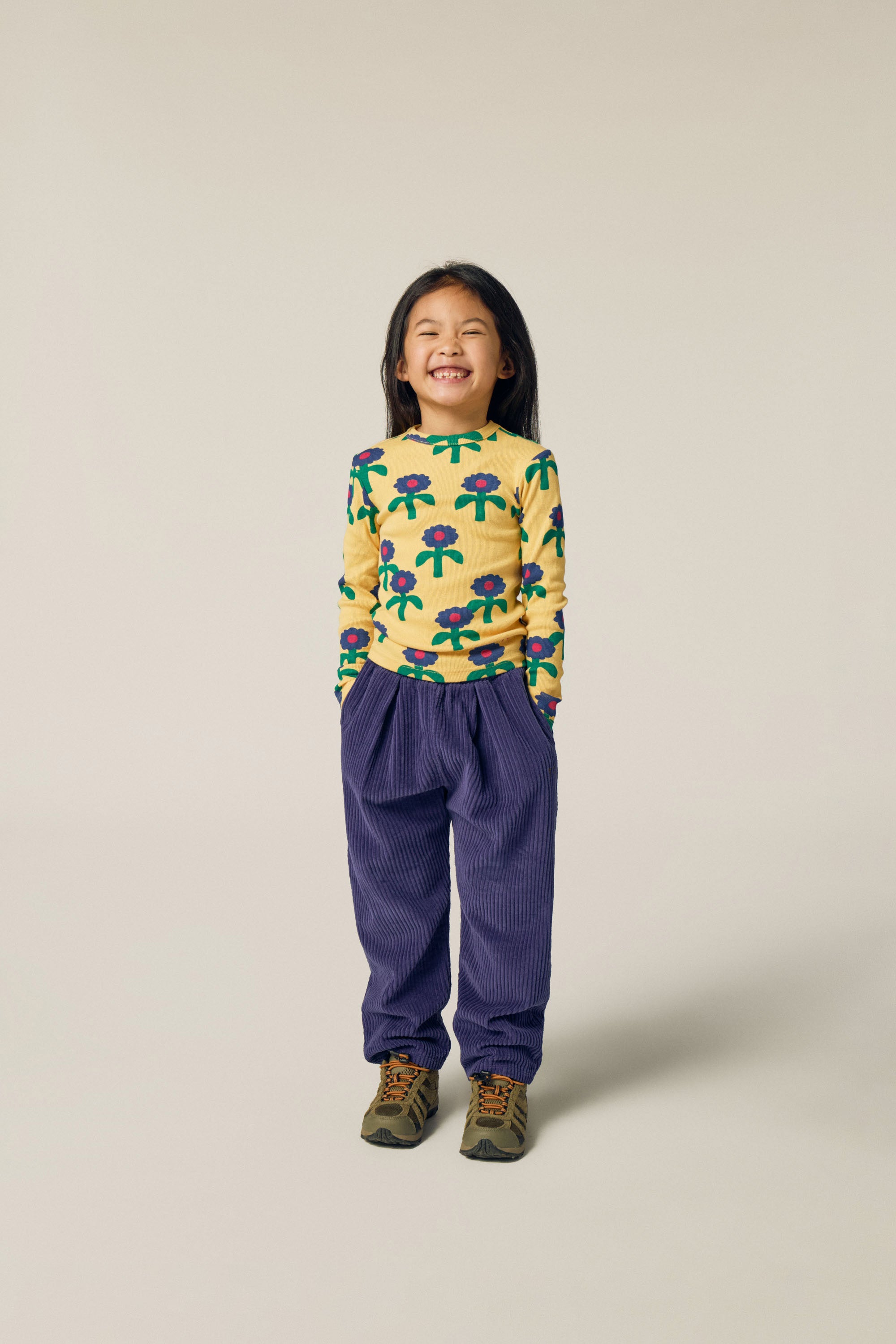 Blue Daisies Allover T-shirt Organic Cotton