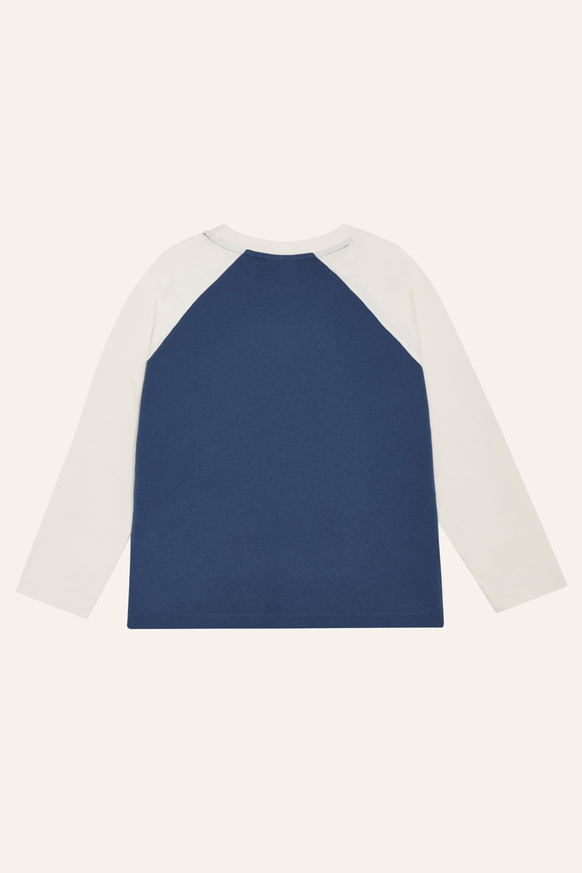 Smiling Face Color Block T-shirt Organic Cotton