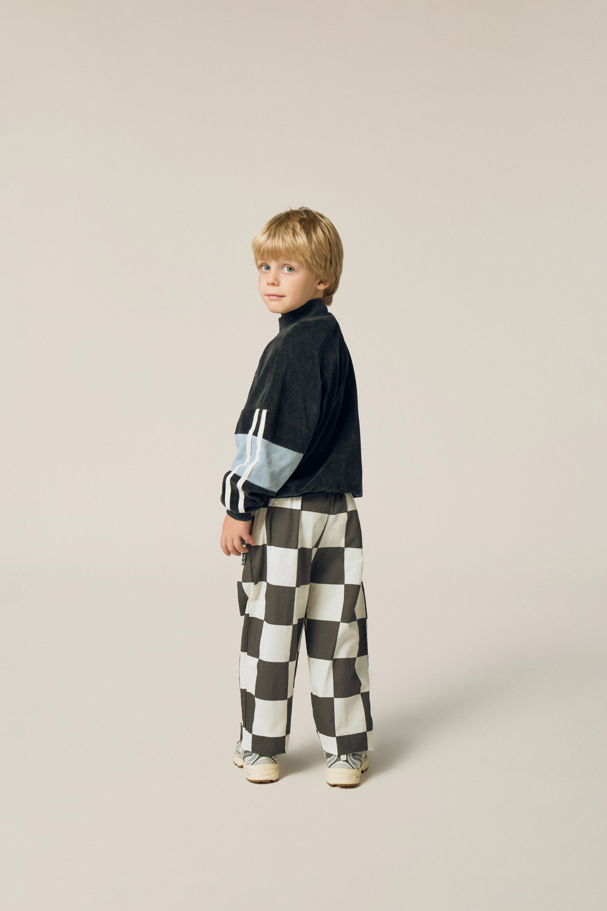 Checked Trousers Organic Cotton