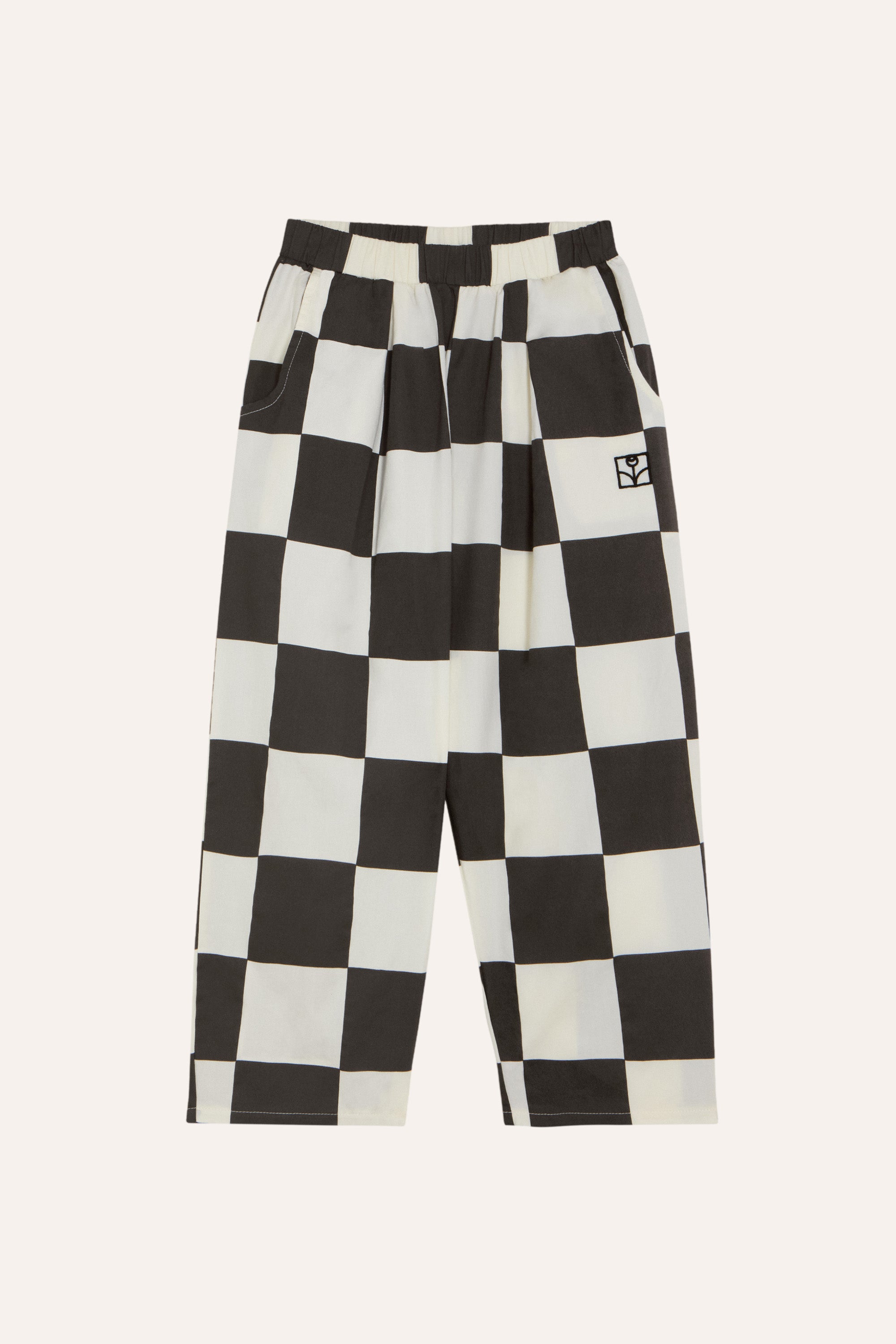 Checked Trousers Organic Cotton