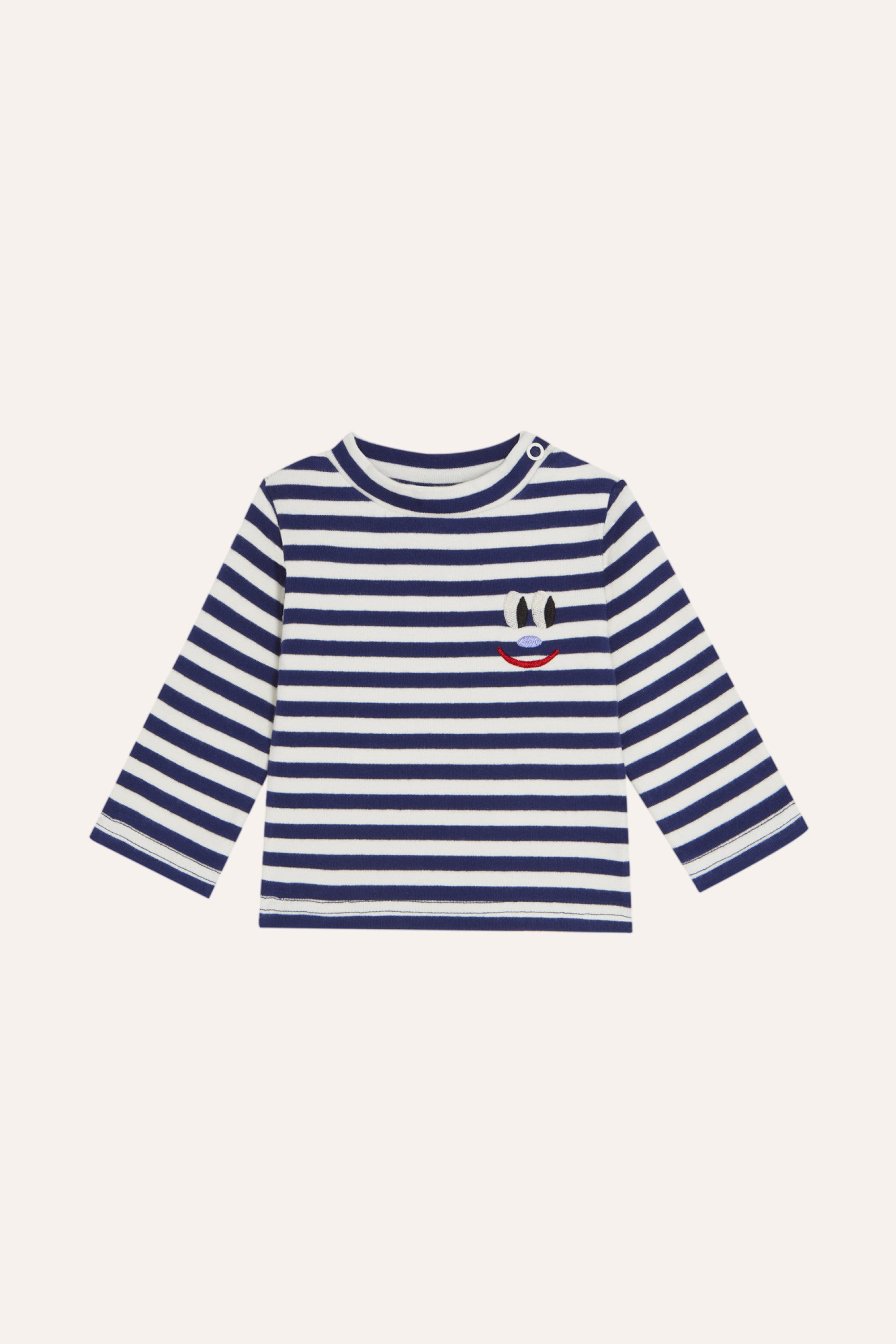 Blue Stripes Baby T-shirt  Organic Cotton