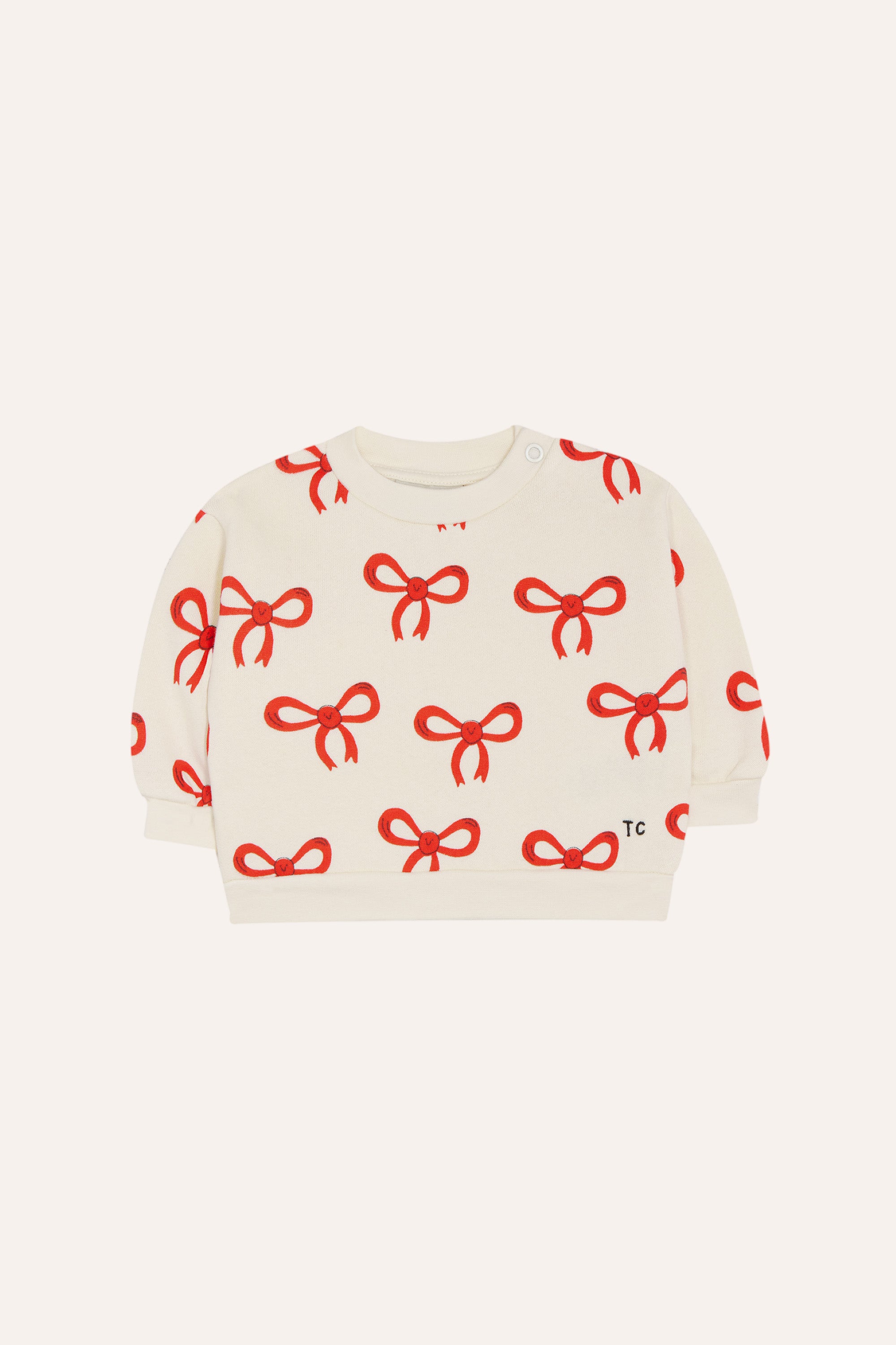 Big Bows Baby Sweatshirt Organic Cotton