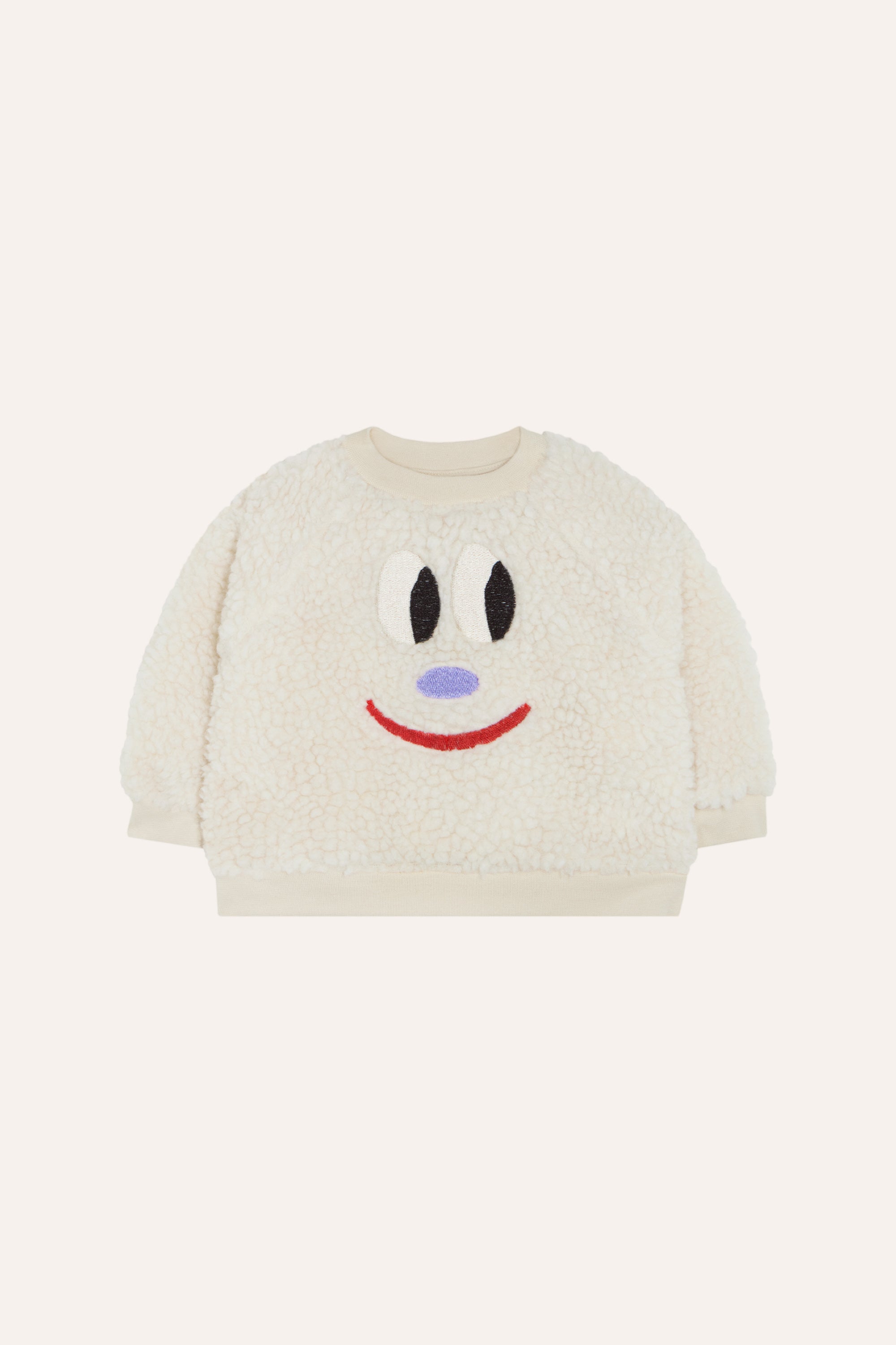 Smiling Face Baby Sherpa Sweatshirt