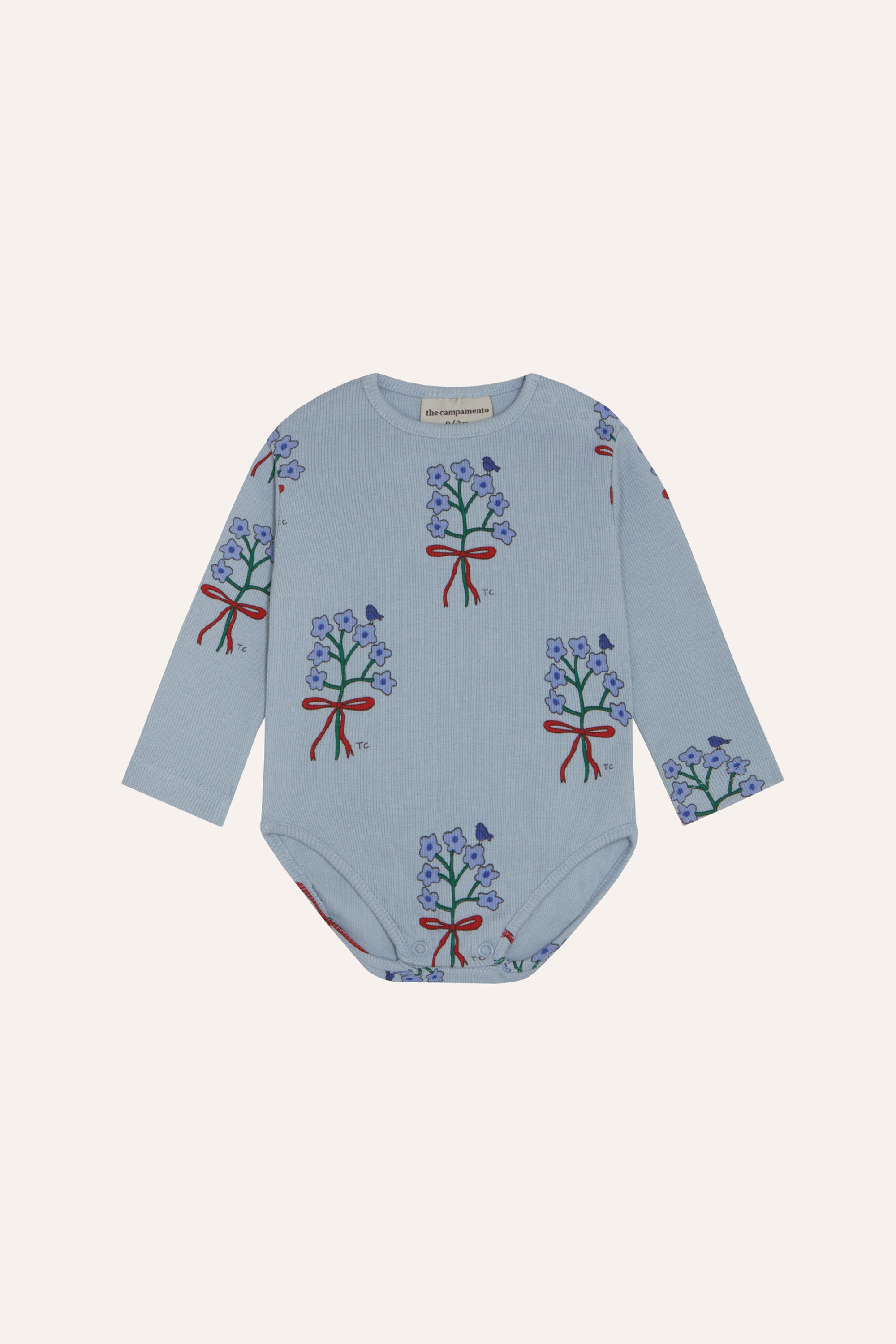 Bouquets Light Blue Baby Body Organic Cotton