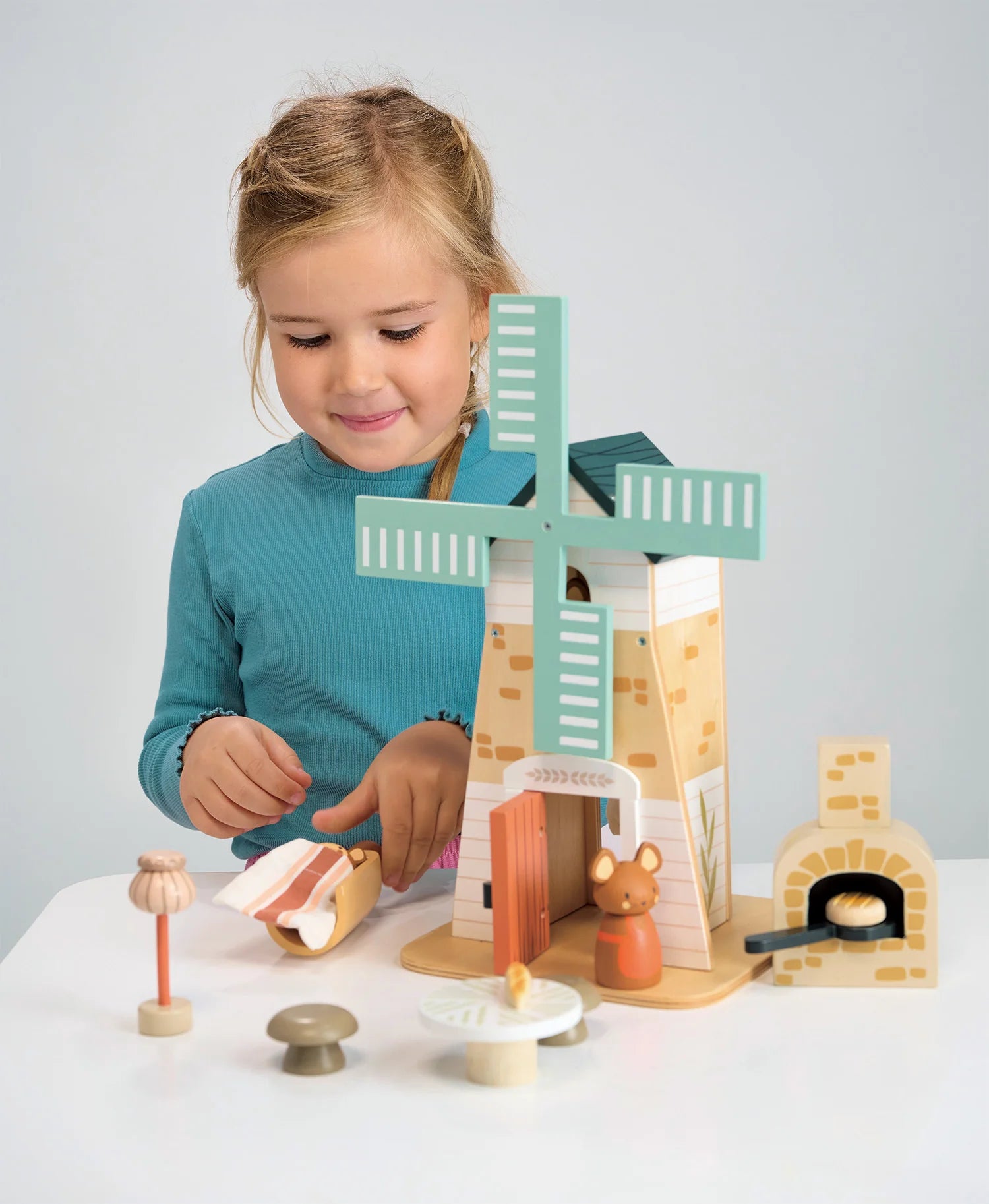 Penny Wooden Windmill