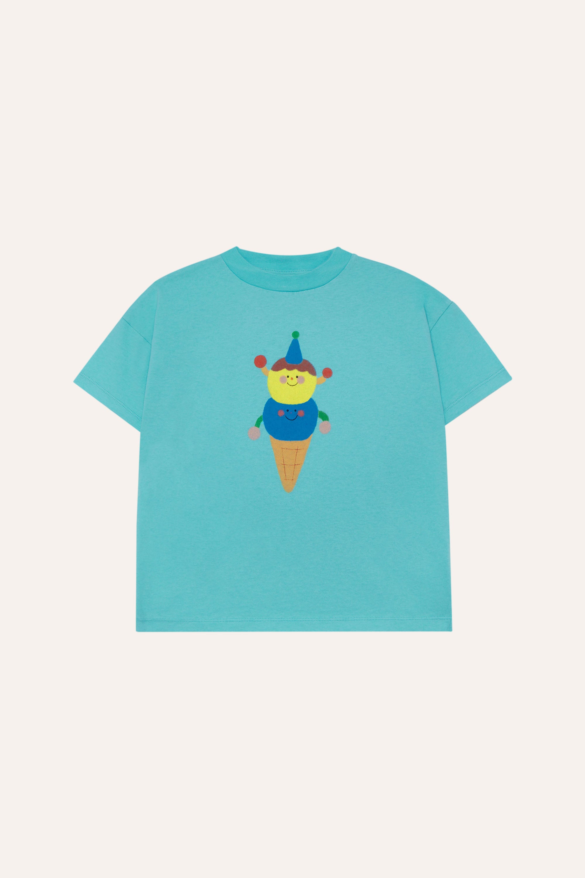 Happy Ice Cream Oversized T-shirt Organic Cotton