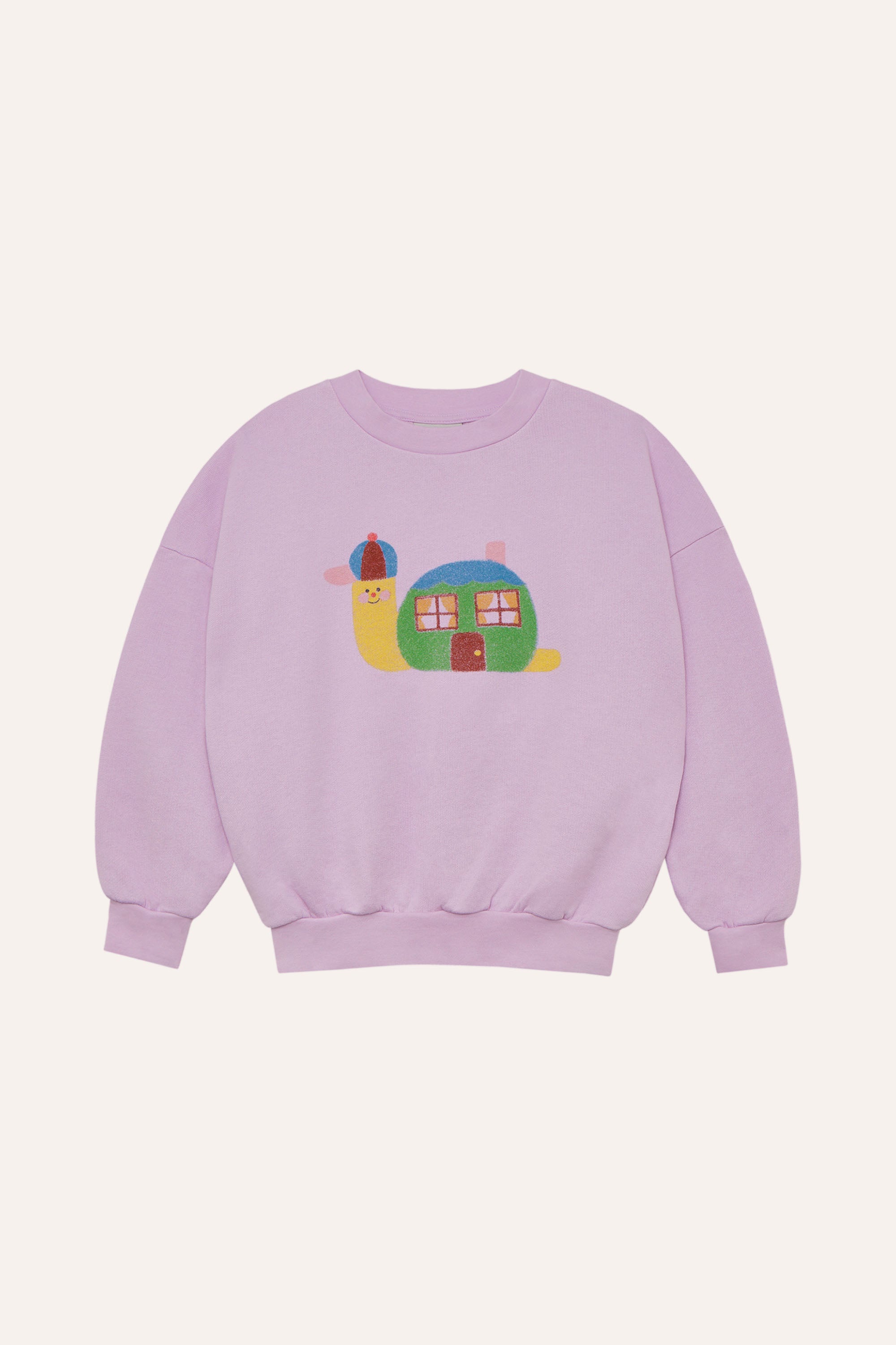 Snail and a House Sweatshirt Organic Cotton