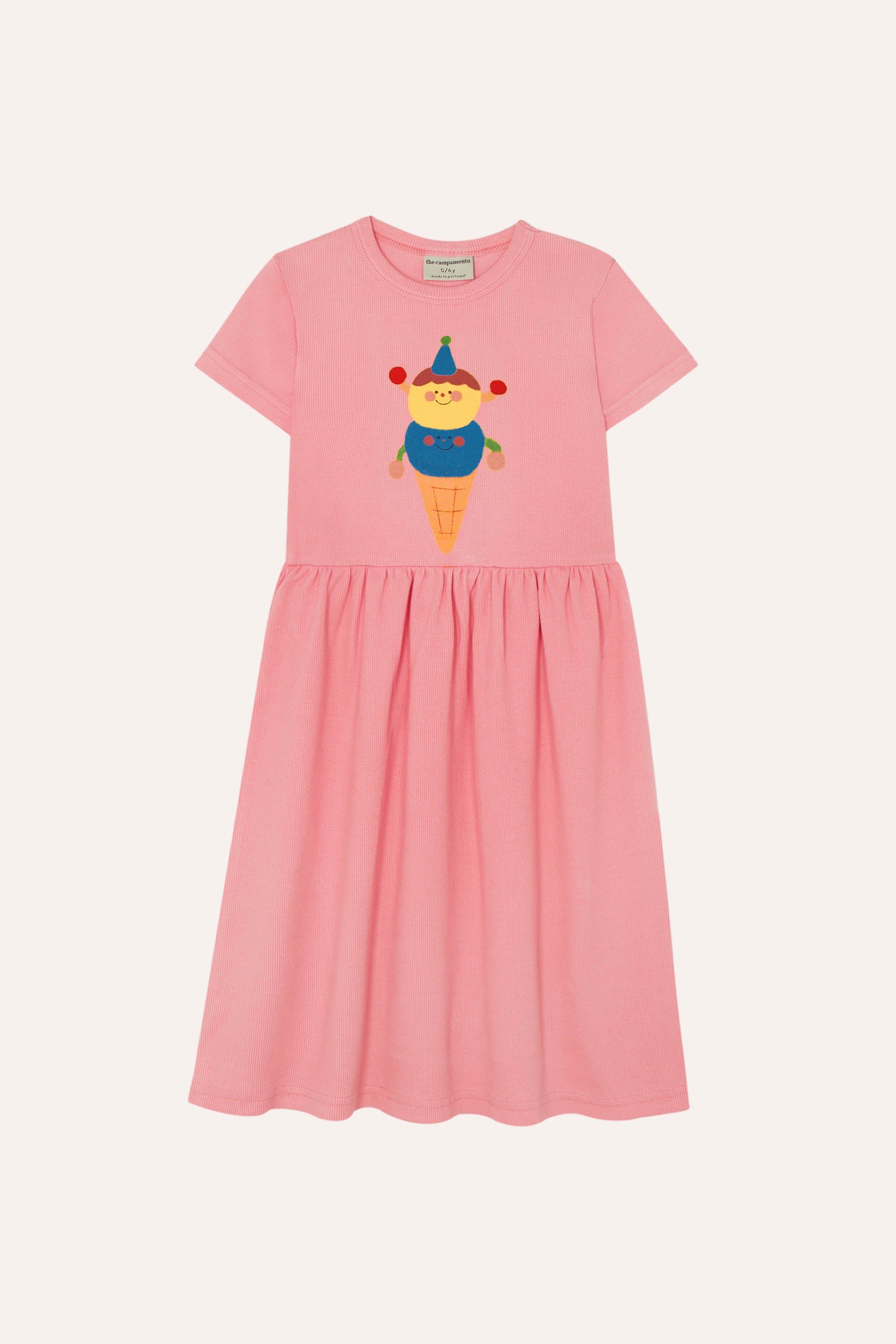 Happy Ice Cream Dress Organic Cotton