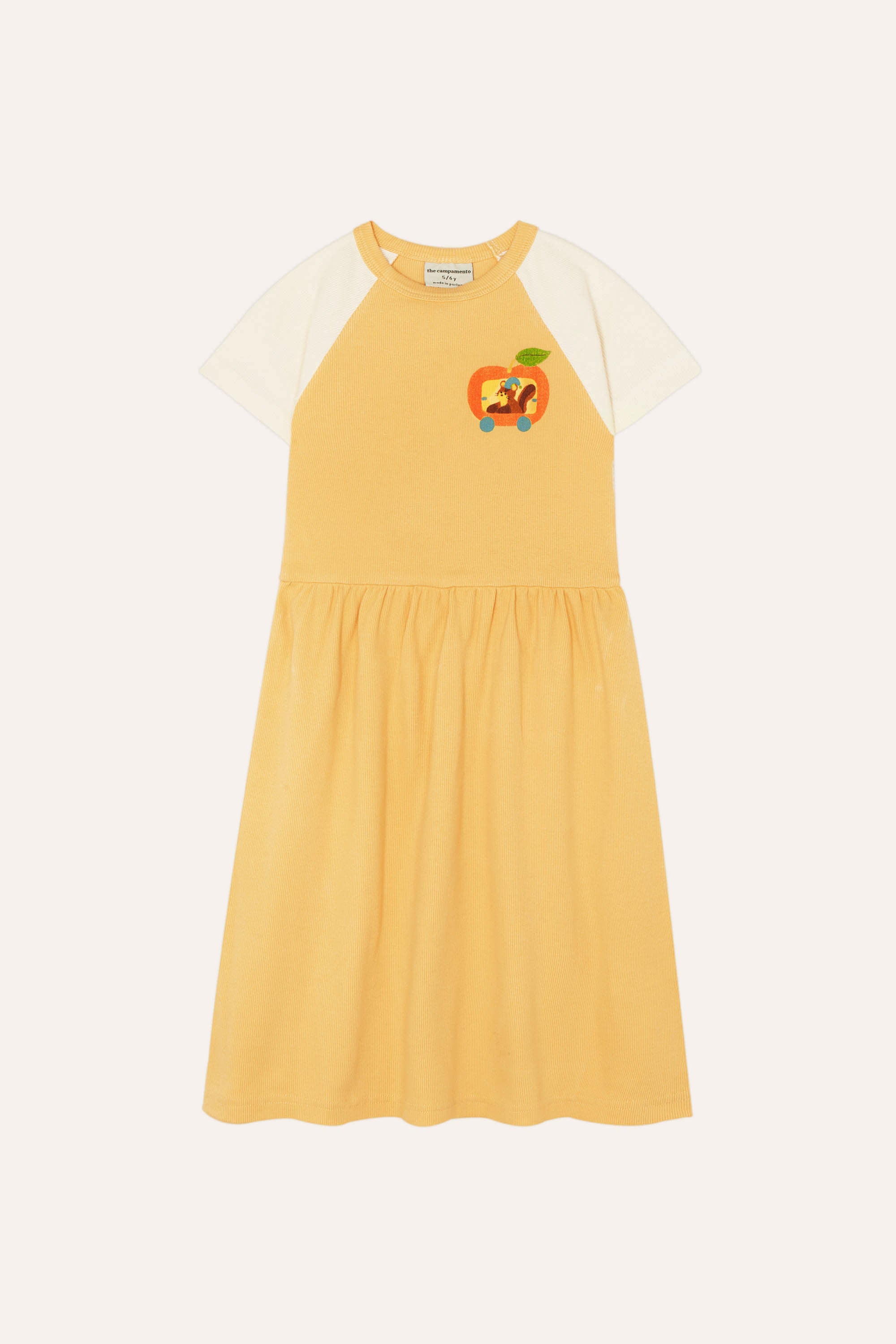 Squirrel in an Apple Dress Organic Cotton