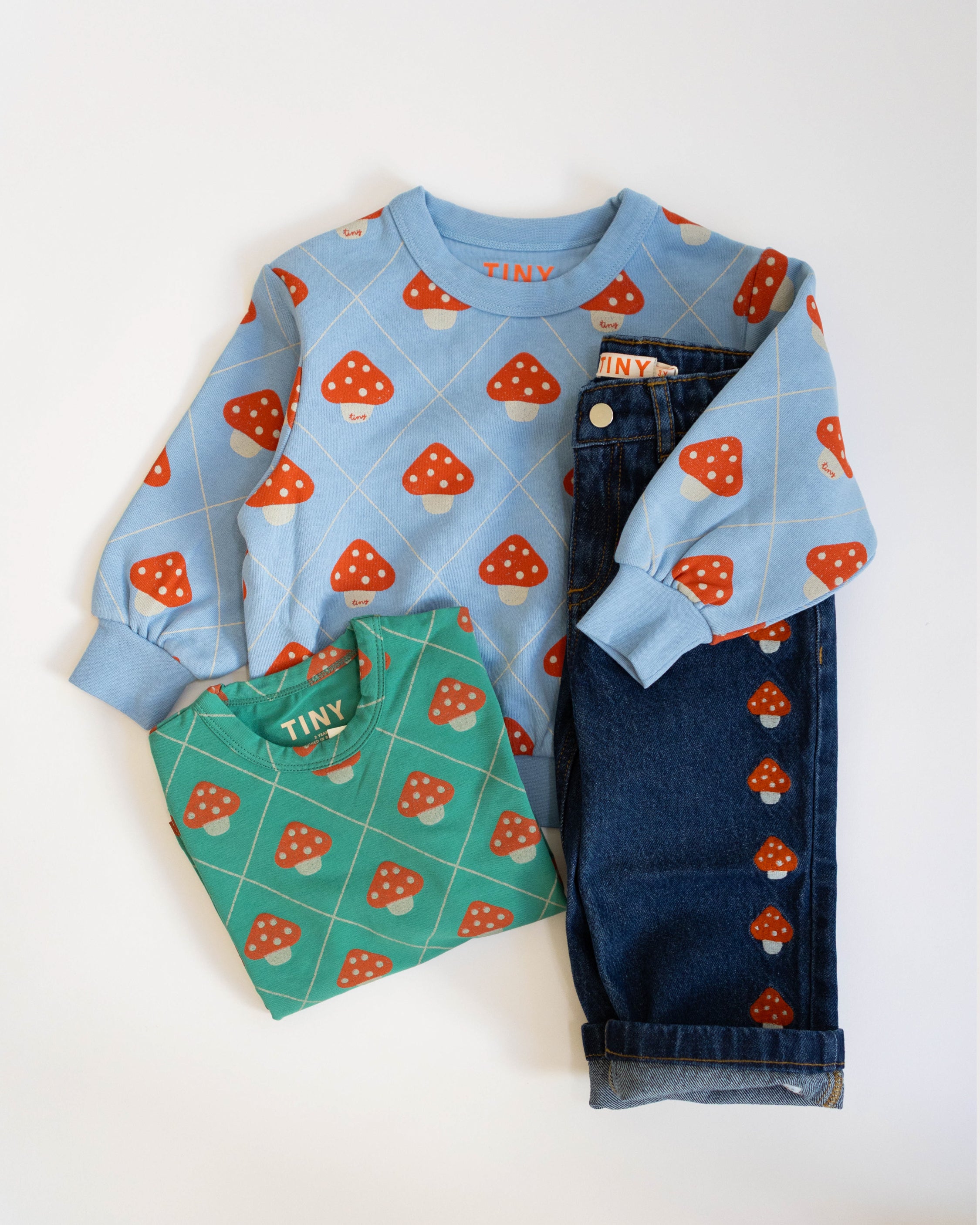 Tinycottons Mushrooms Tee Organic Cotton