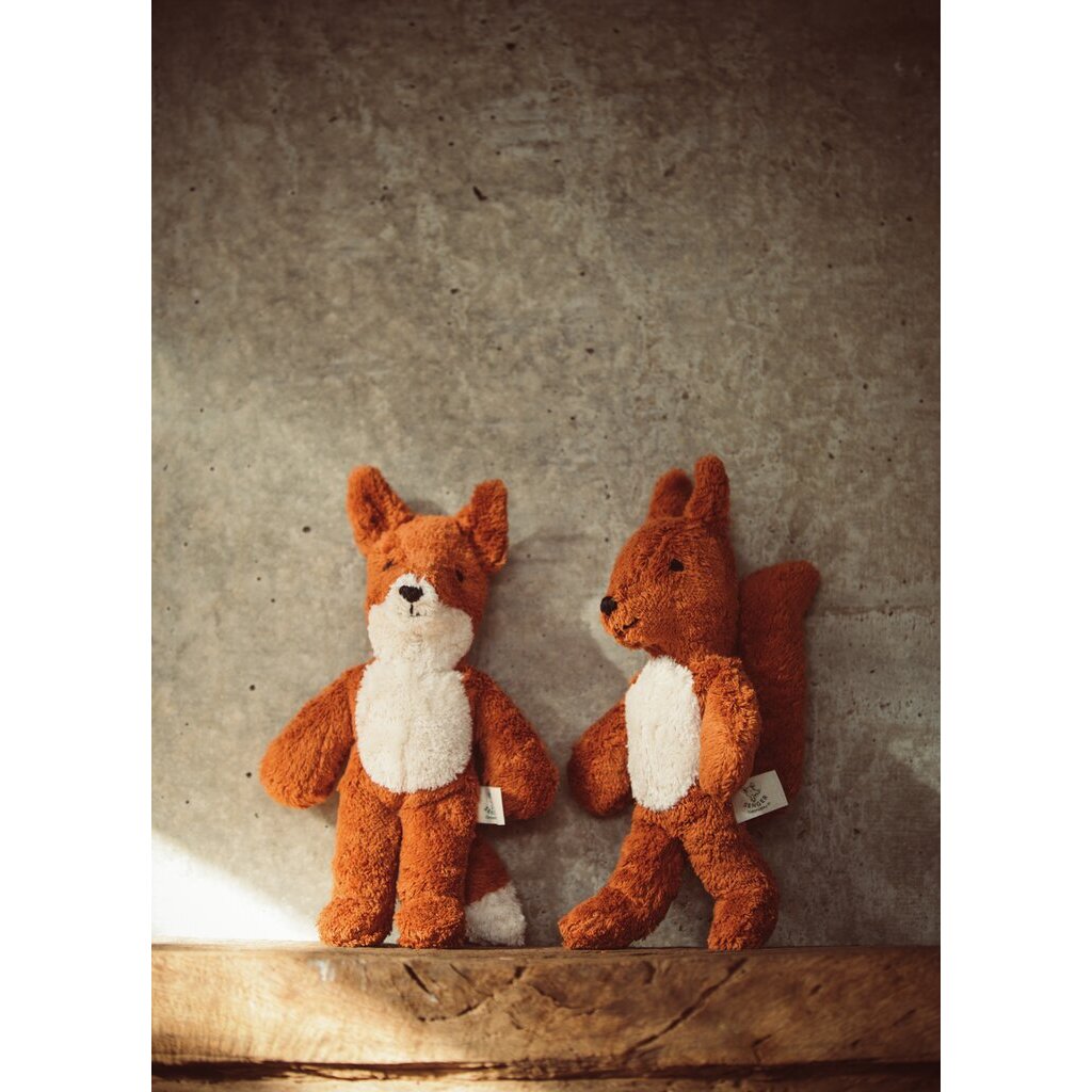 Small Floppy Animal Squirrel Organic Cotton