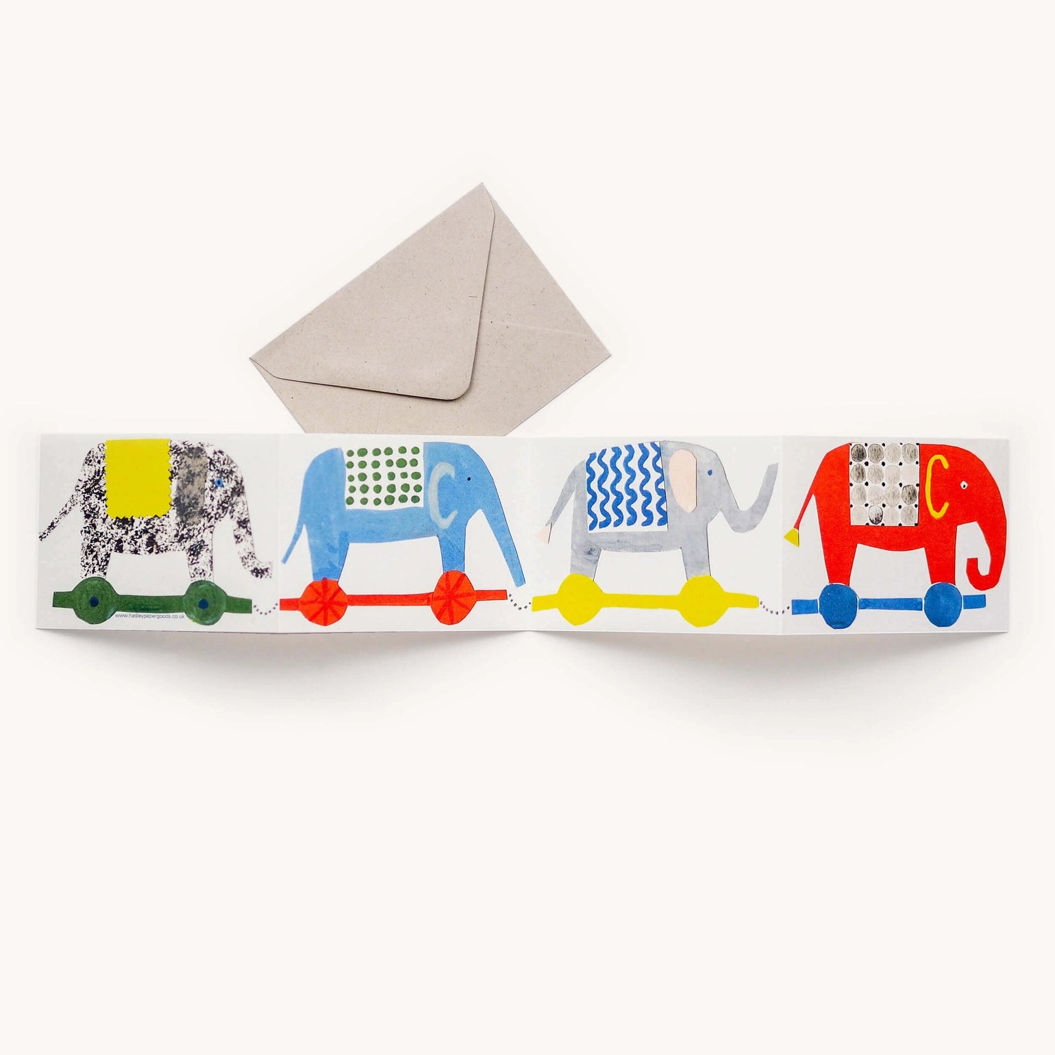 Elephant Fold Out Card