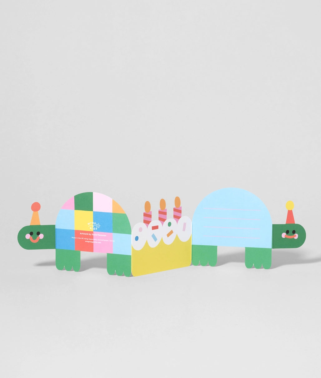 Birthday Tortoises Fold Out Card image 2