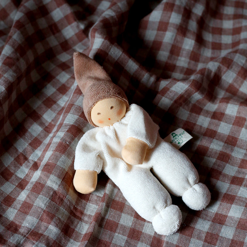 Nanchen Nucki Waldorf Rattle Doll Beige image 2