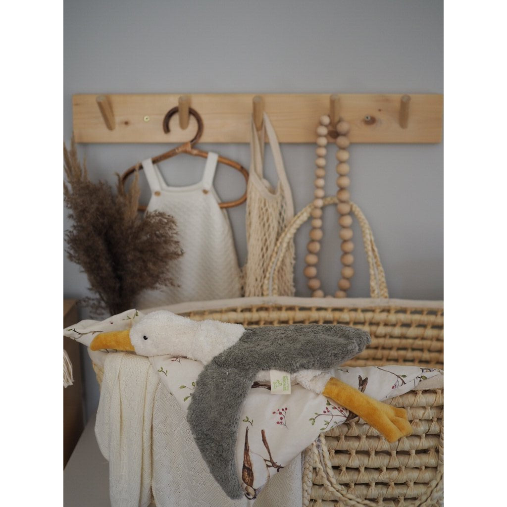Small Warming Cushion Cuddly Seagull Organic Cotton