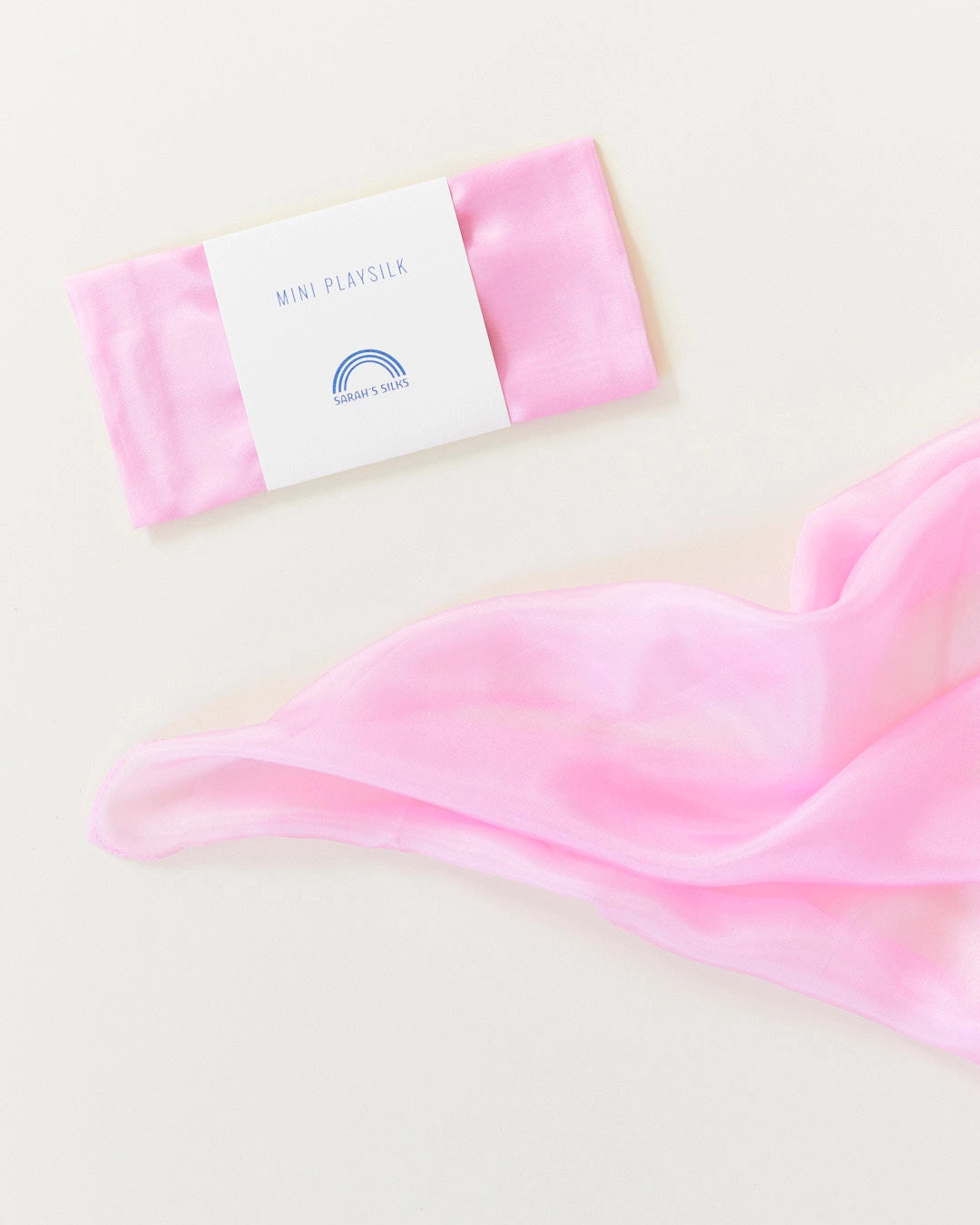 New Mini Solid Colour Pink Playsilks