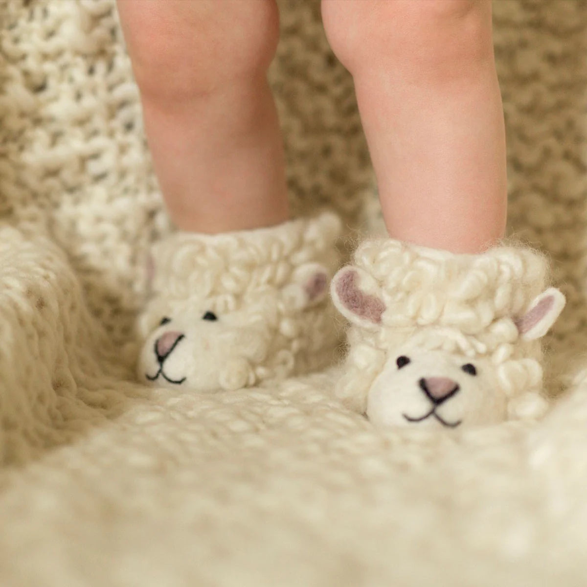 Merino Wool Shirley Sheep Slippers image 2