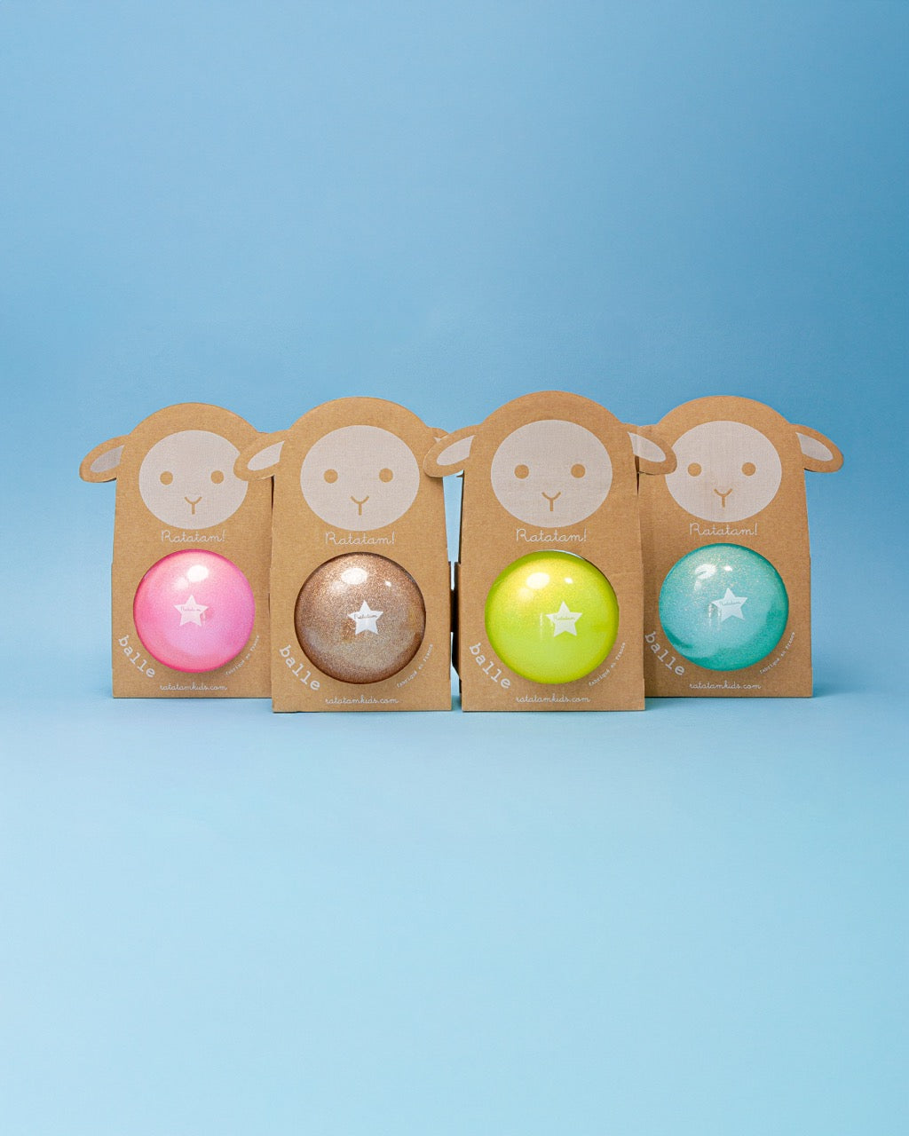 Glittery Blue Sheep Balloon Ball | 10cm image 1