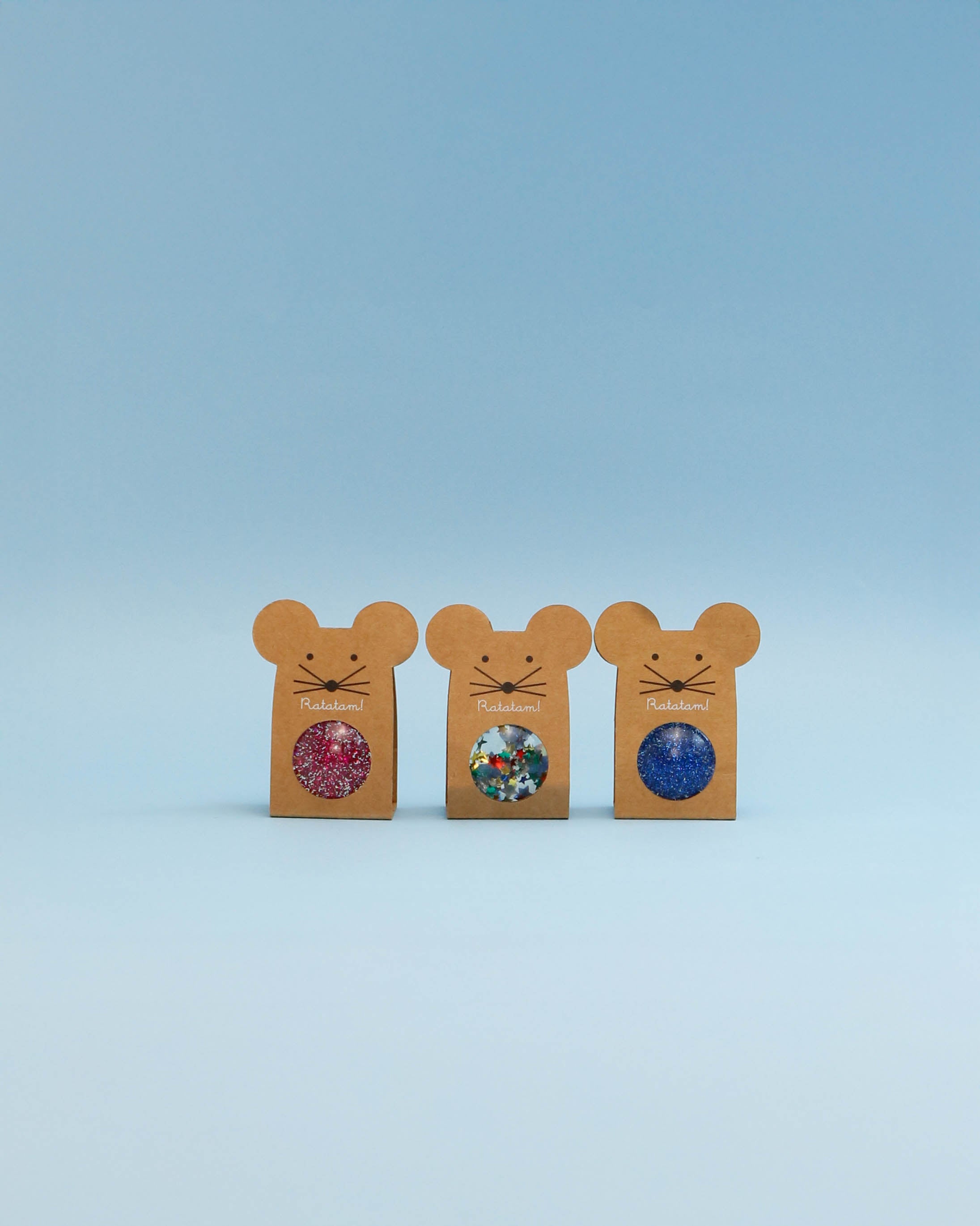 Glitter Pink Mouse Bouncing Ball image 1