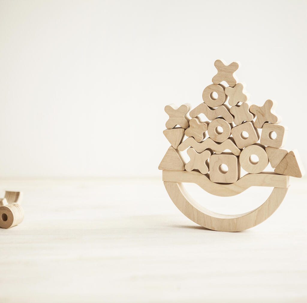 Stacking Balancing Wooden Game | Natural image 3