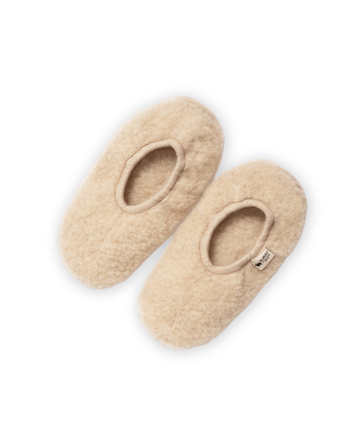 Cloudlet Kids Slippers Sand  100% Pure Wool