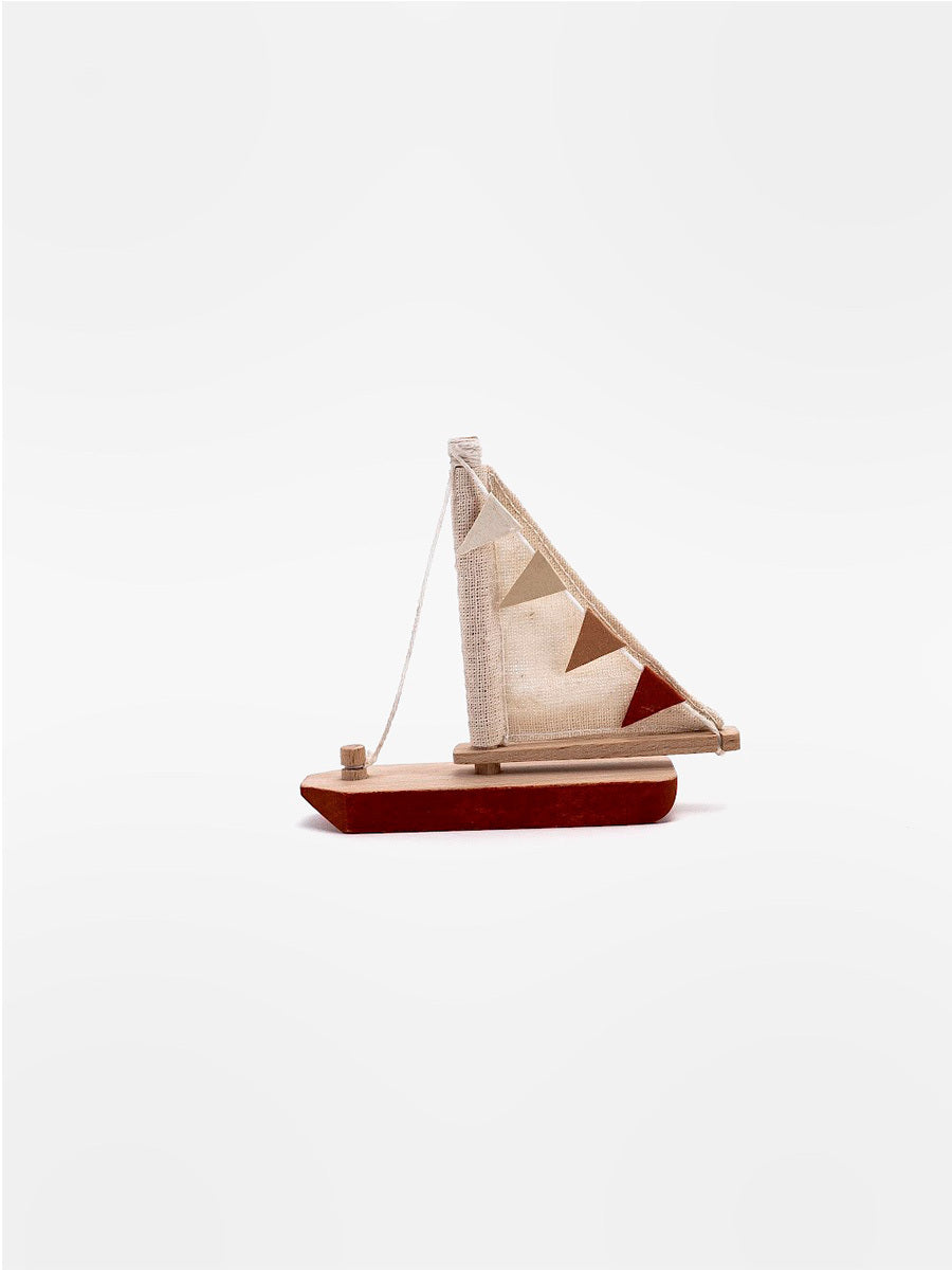 Wooden Boat Red
