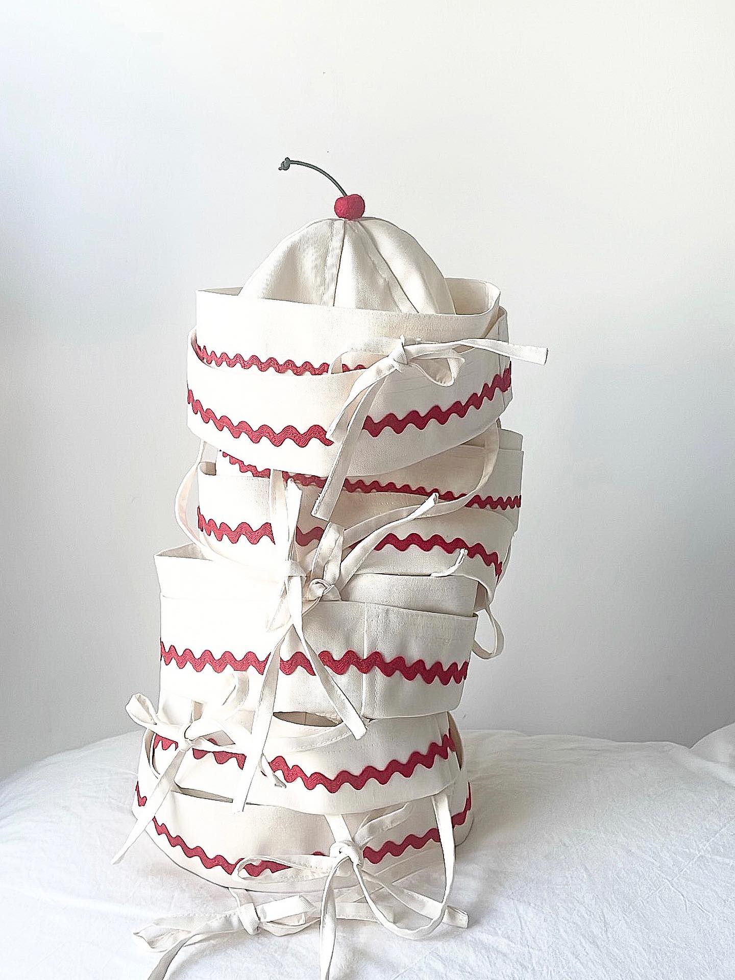 Cherry Sailor Baby Hat image 4