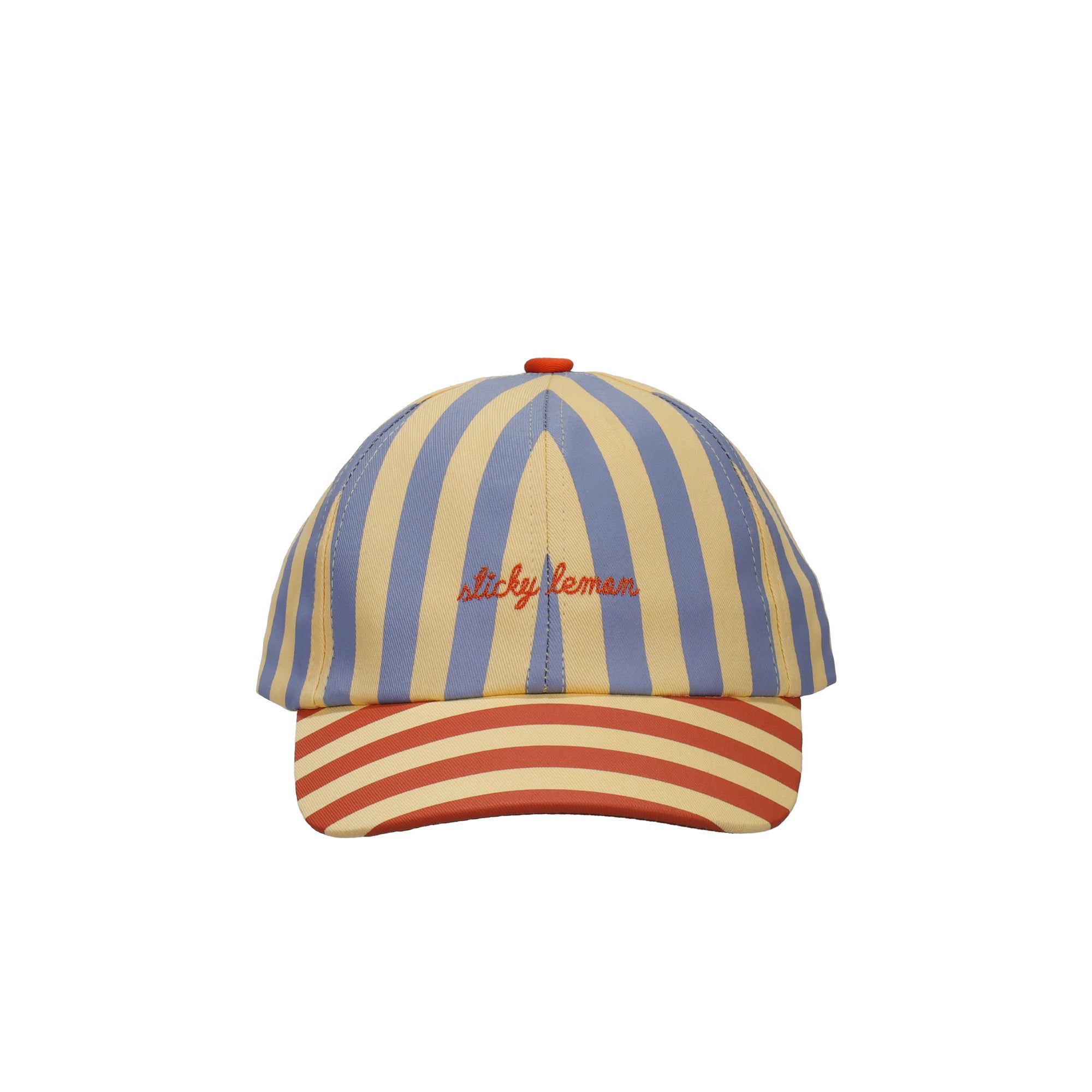 Stripes Cap Blue+ Yellow | Wonders of the Deep Sea | Kids Hats image 0