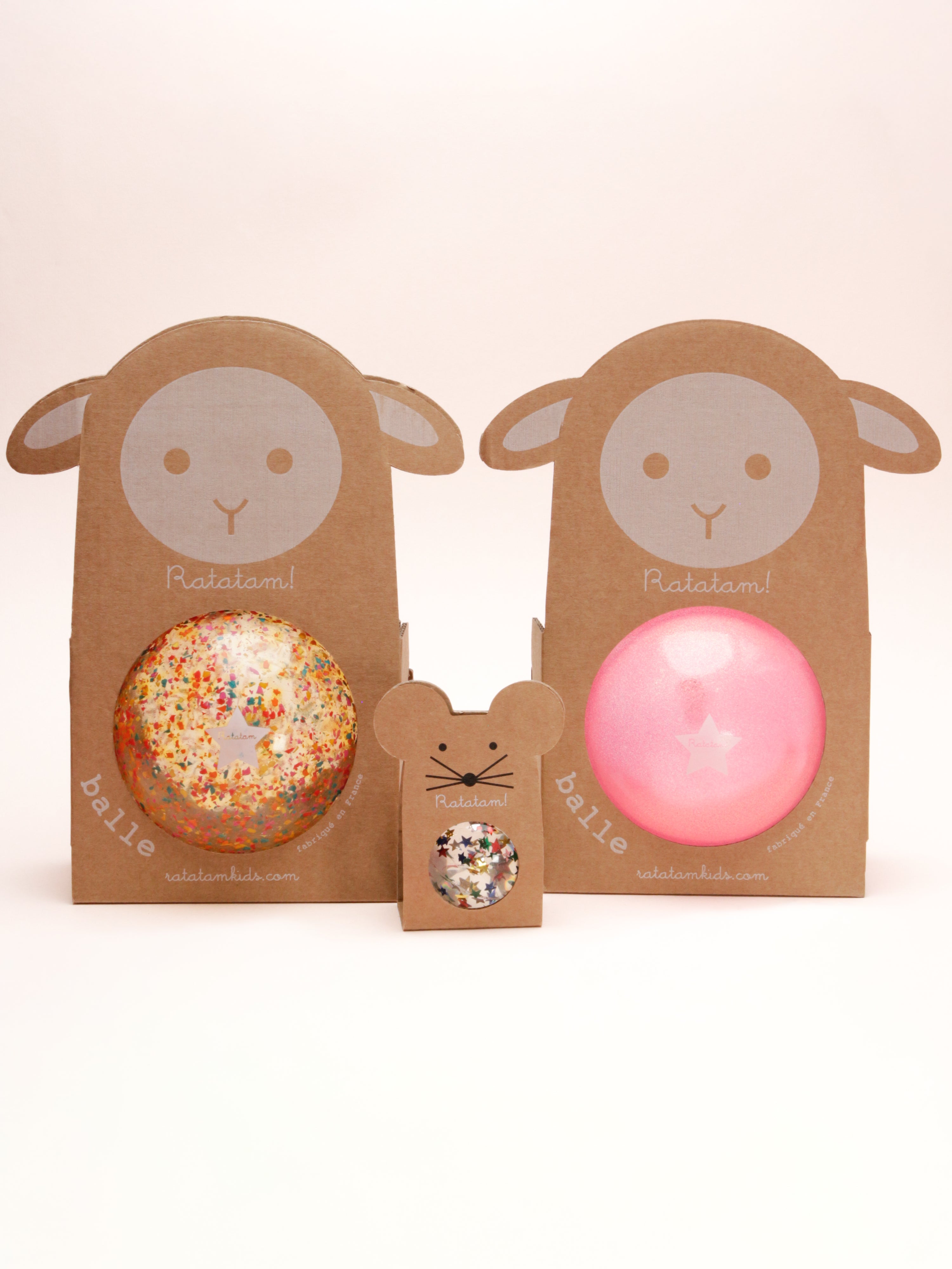 Multi Confetti Sheep Balloon Ball | 10cm image 6
