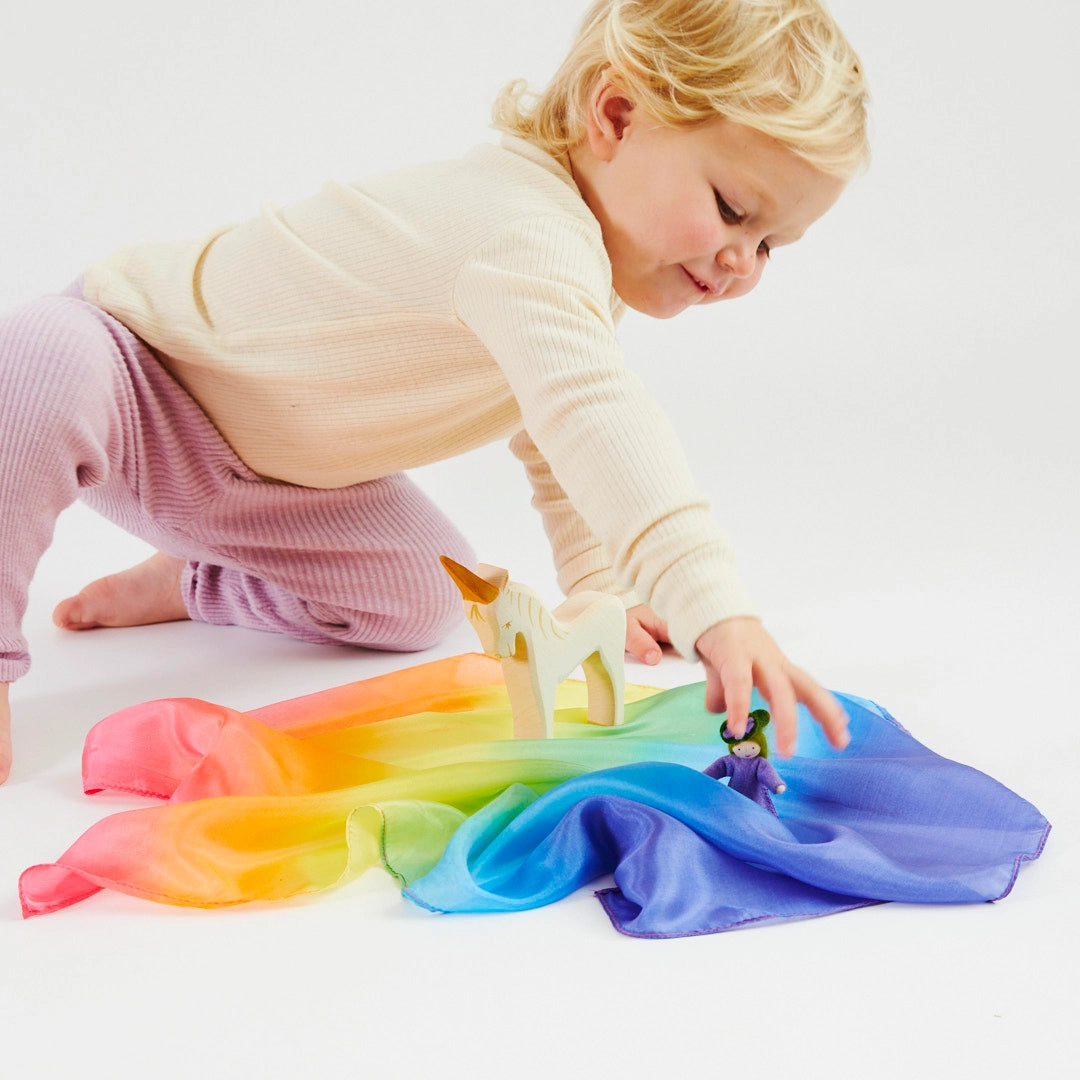 New Mini Enchanted Rainbow Playsilks