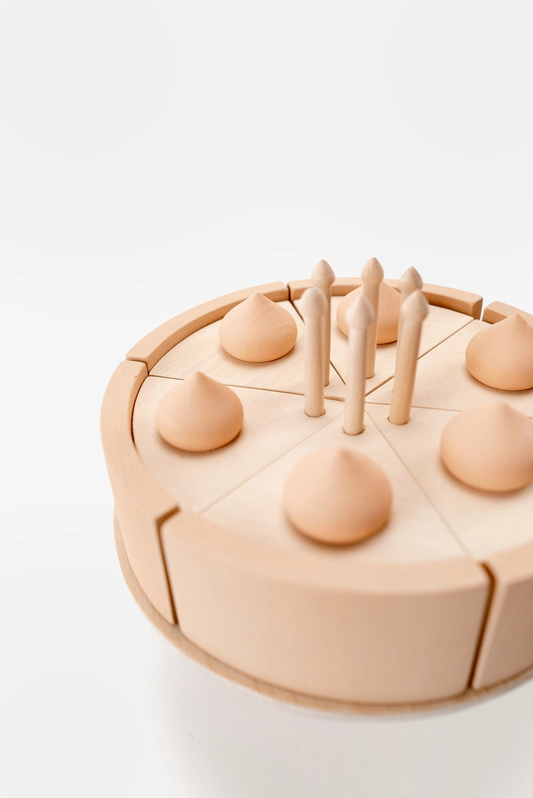 Wooden Stackable Strawberry Cake