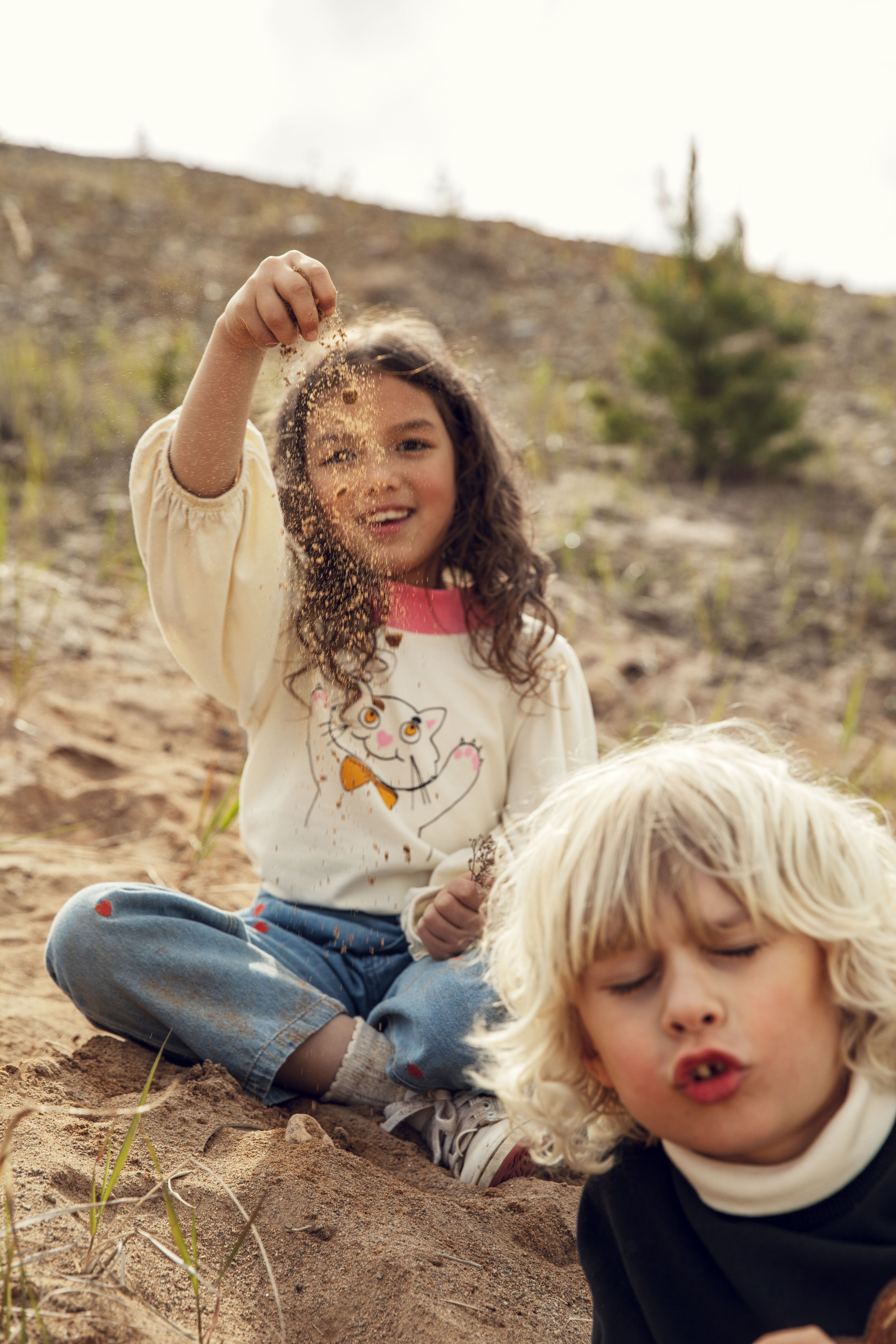 Cat Balloon Sleeve Top image 5