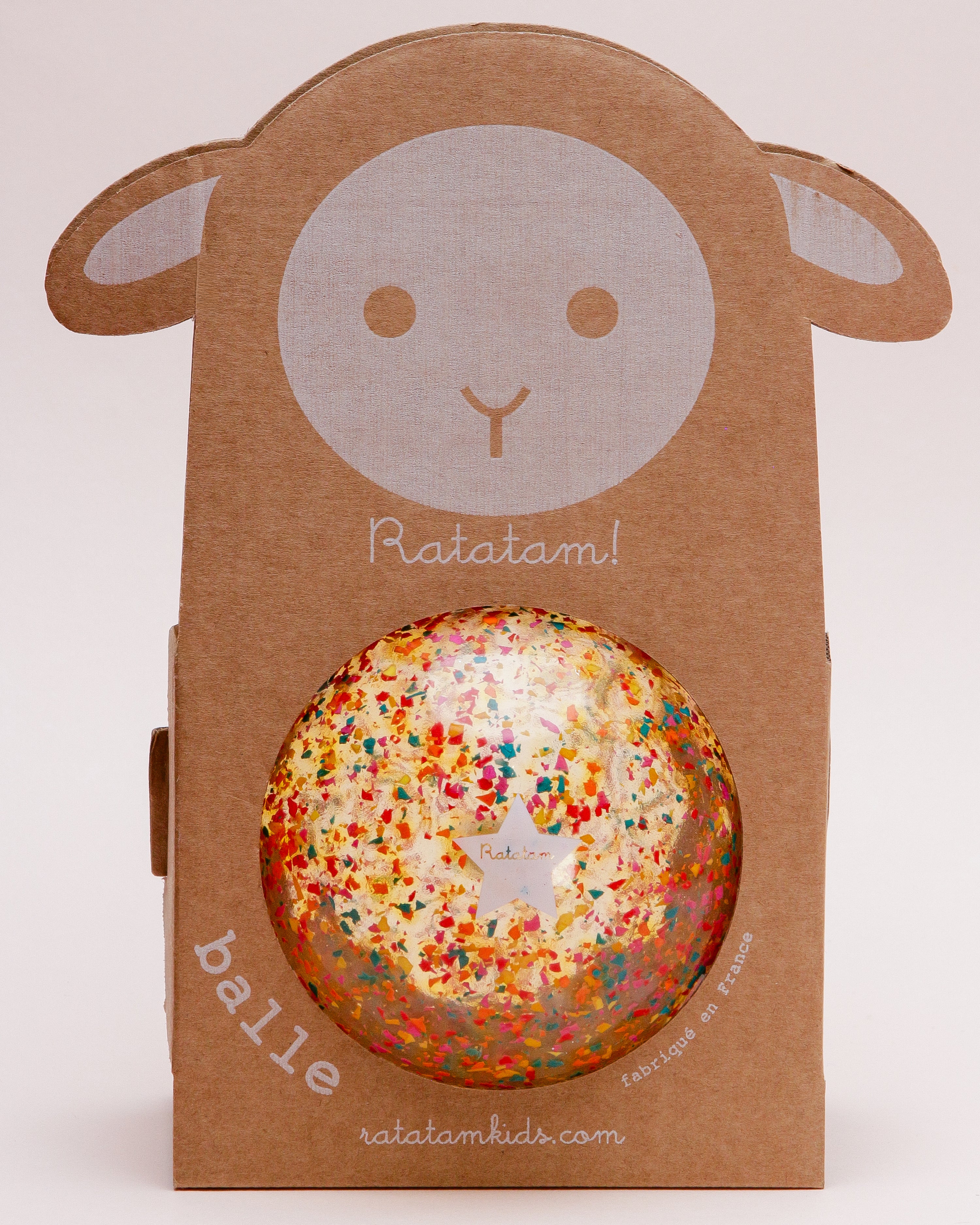 Multi Confetti Sheep Balloon Ball | 10cm image 5