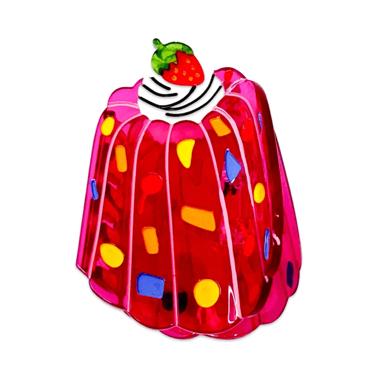 Midi Jello Hair Claw Clip image 1