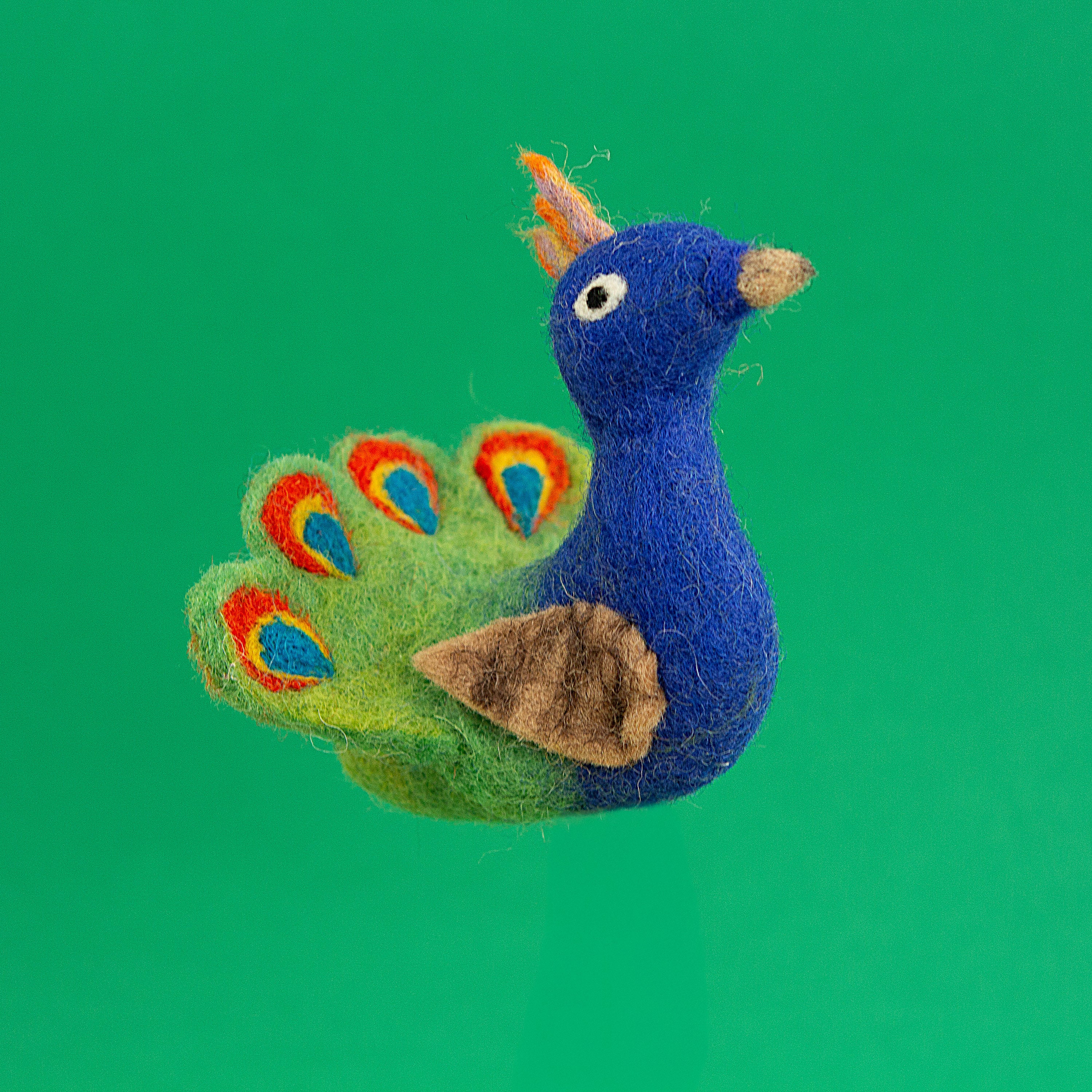 Peacock Finger Puppet image 0