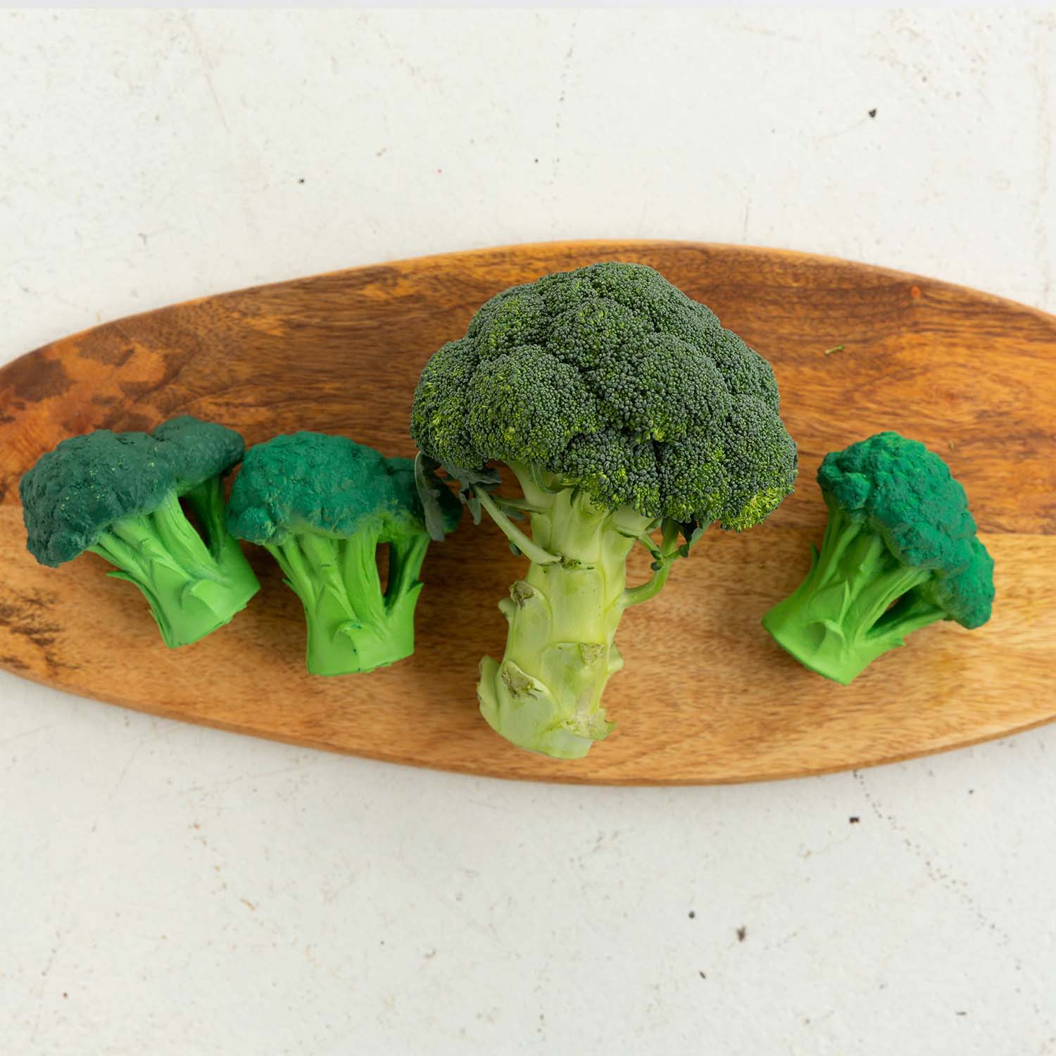 Broccoli Natural Rubber Baby Teether