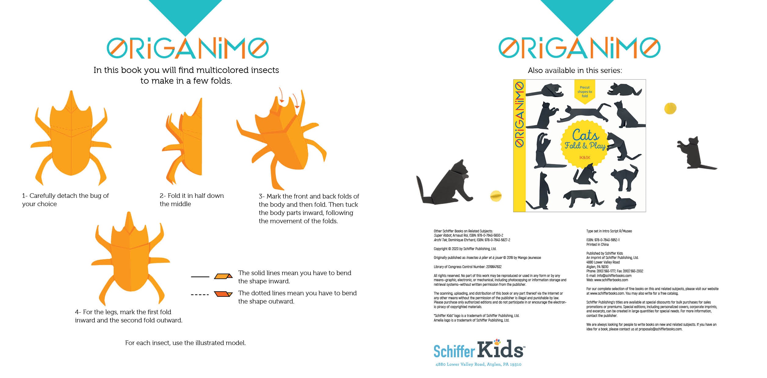 Origanimo: Bugs Paper Folding Activity Book image 2