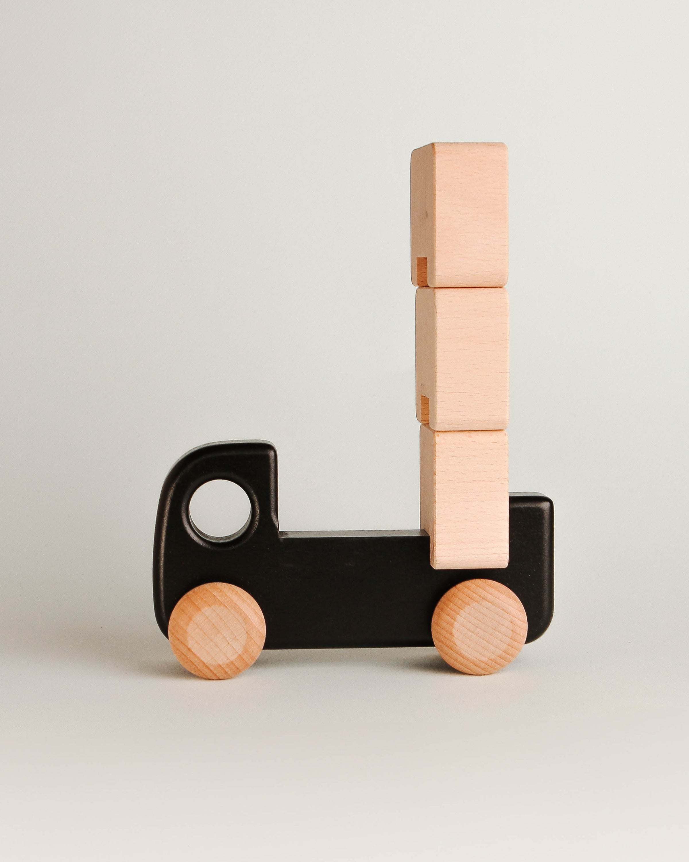 Truck with Blocks Black | Wooden Toys image 1