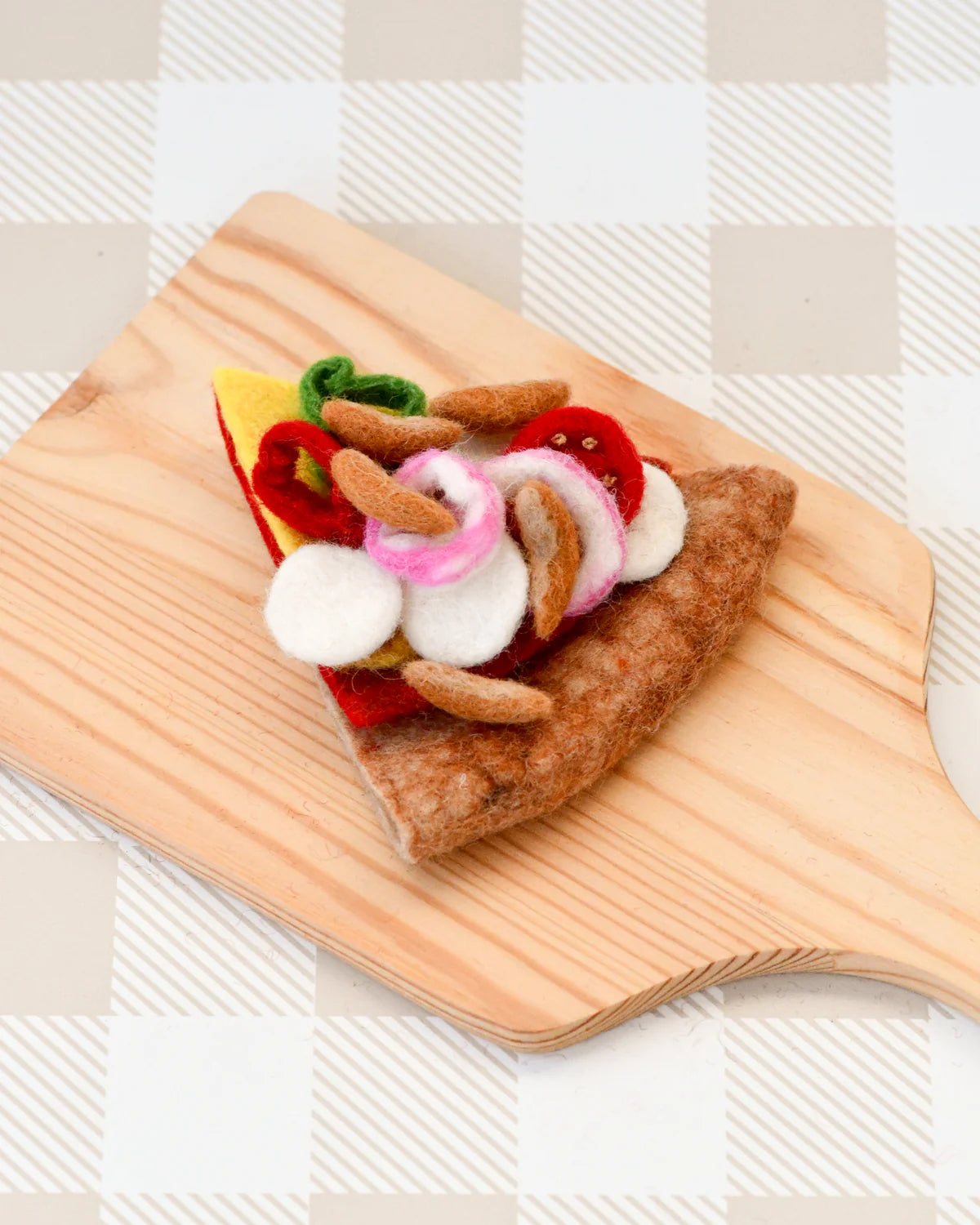 Felt BBQ Chicken Pizza Slice image 0