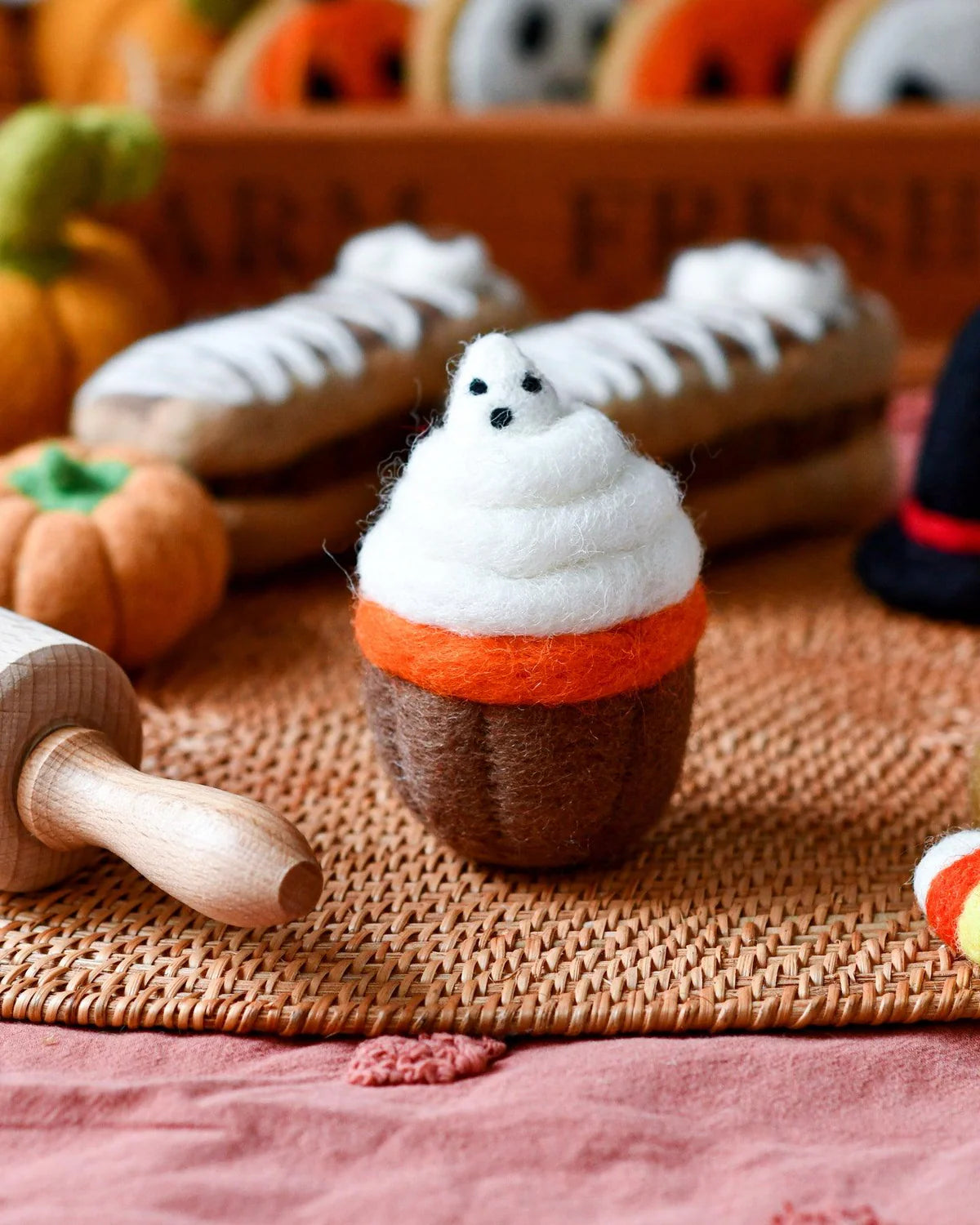Felt Cupcake Cute Ghost image 3