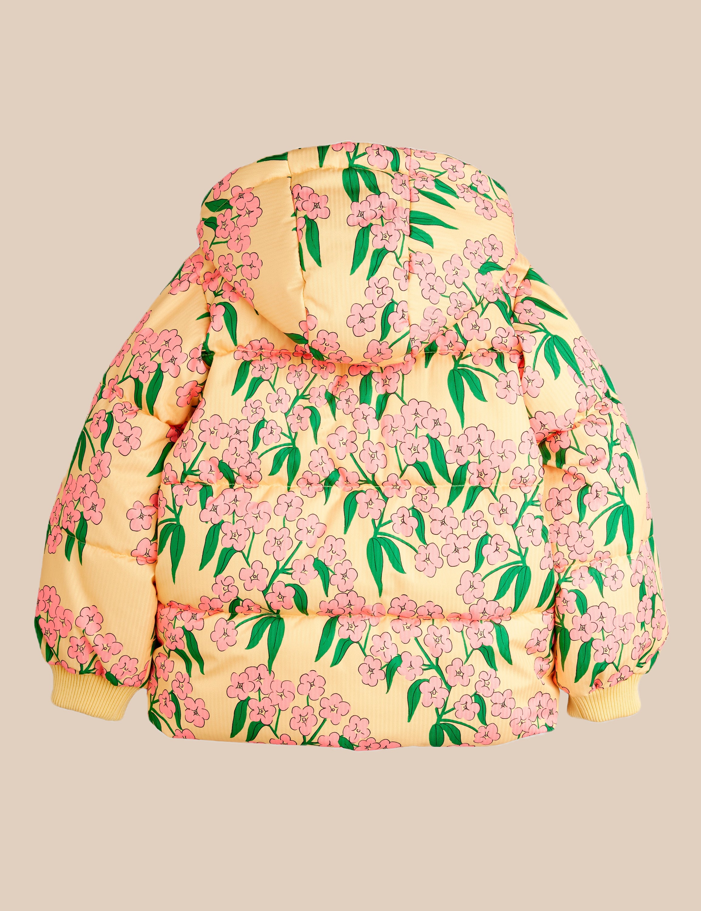 Alpine Flowers Hooded Puffer Jacket image 5