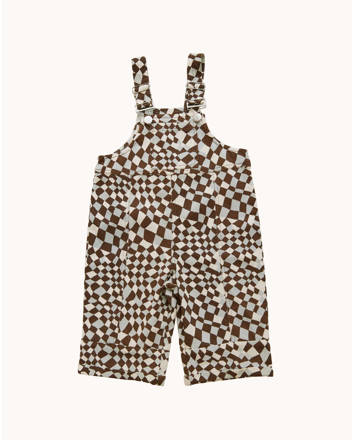 Blythe Warped Checkerboard Dungaree Organic Cotton