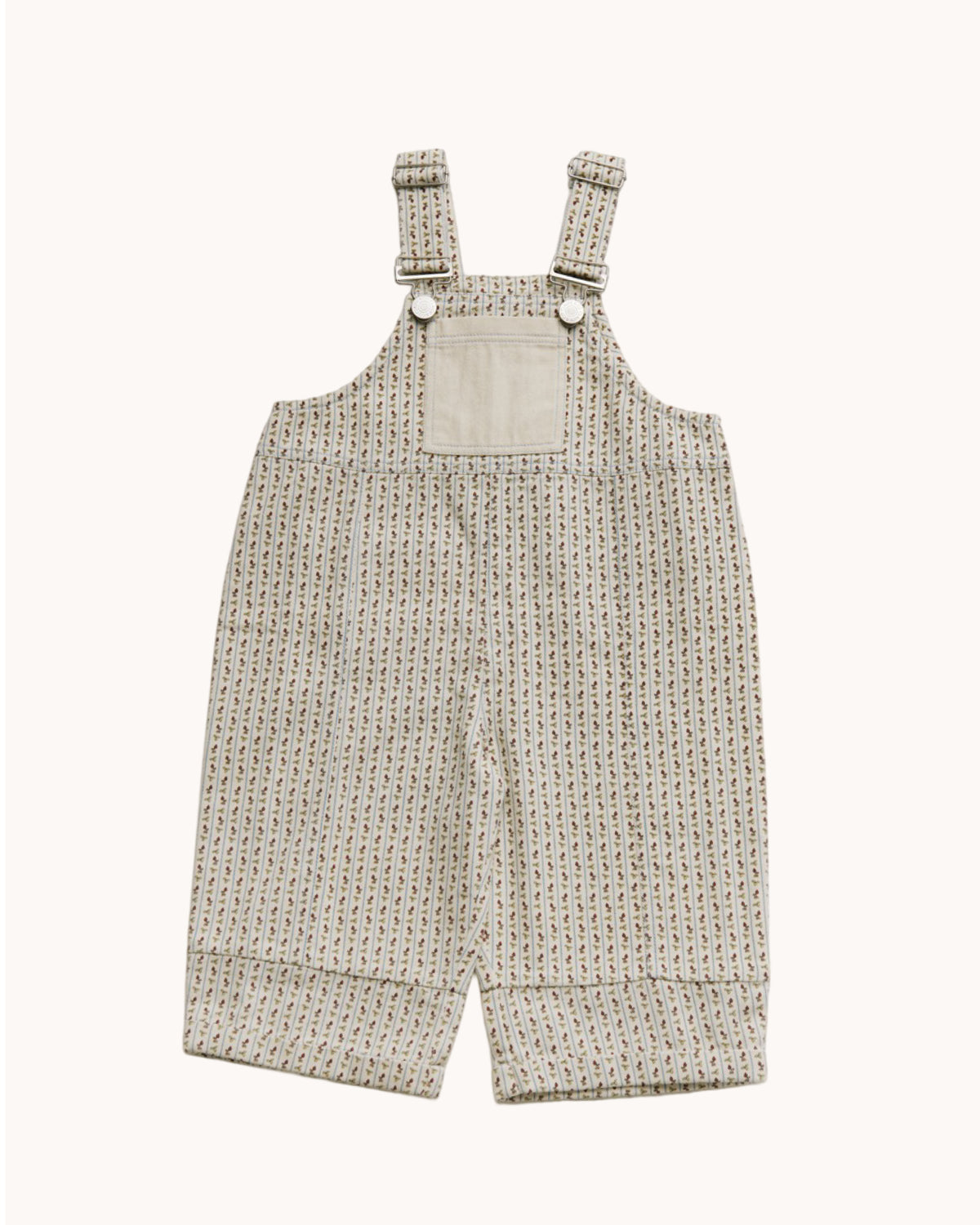 Blythe Radish Stripe Dungaree Organic Cotton