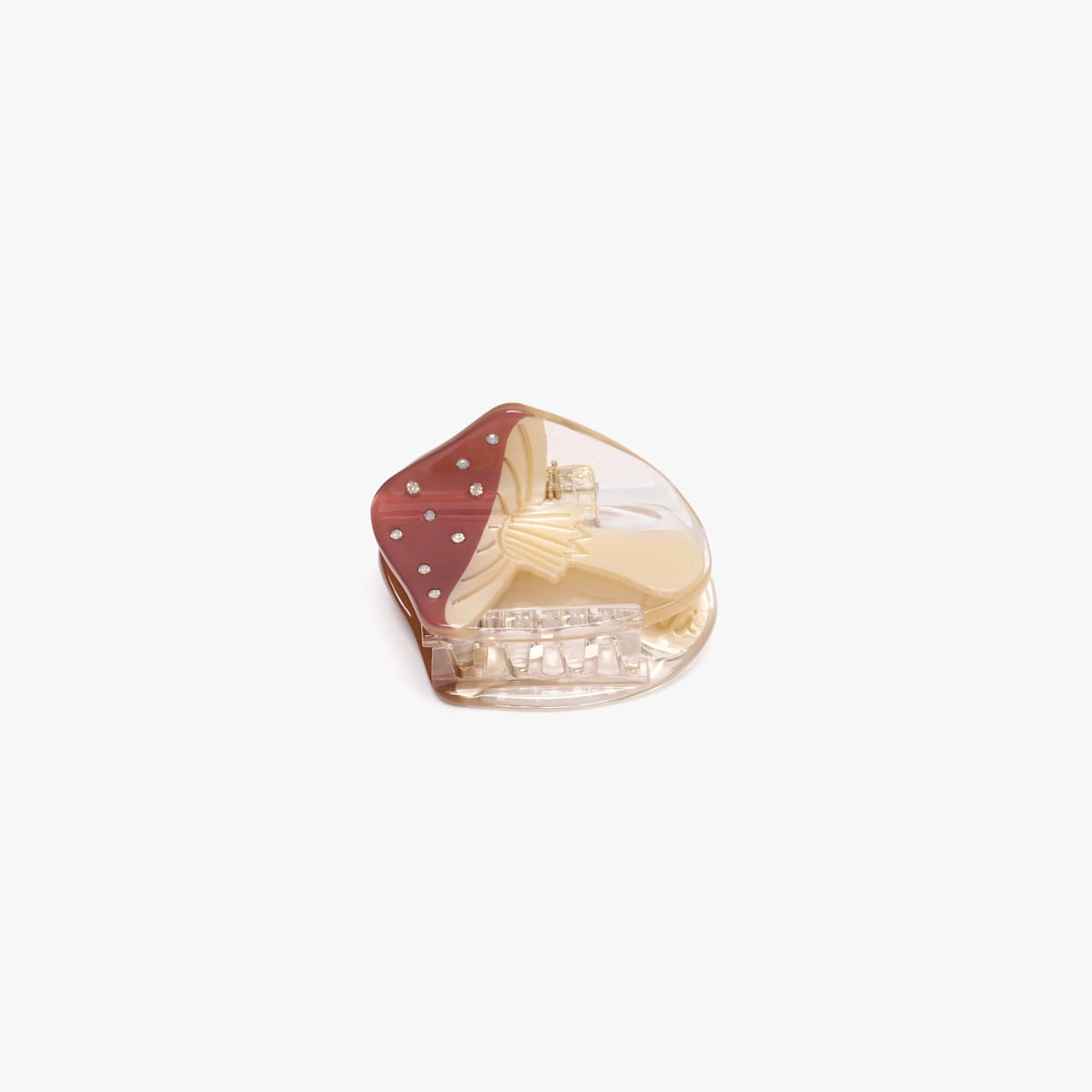 Mushroom Mini Acetate Hair Claw Clip