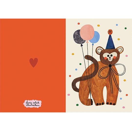 Party Monkey Card