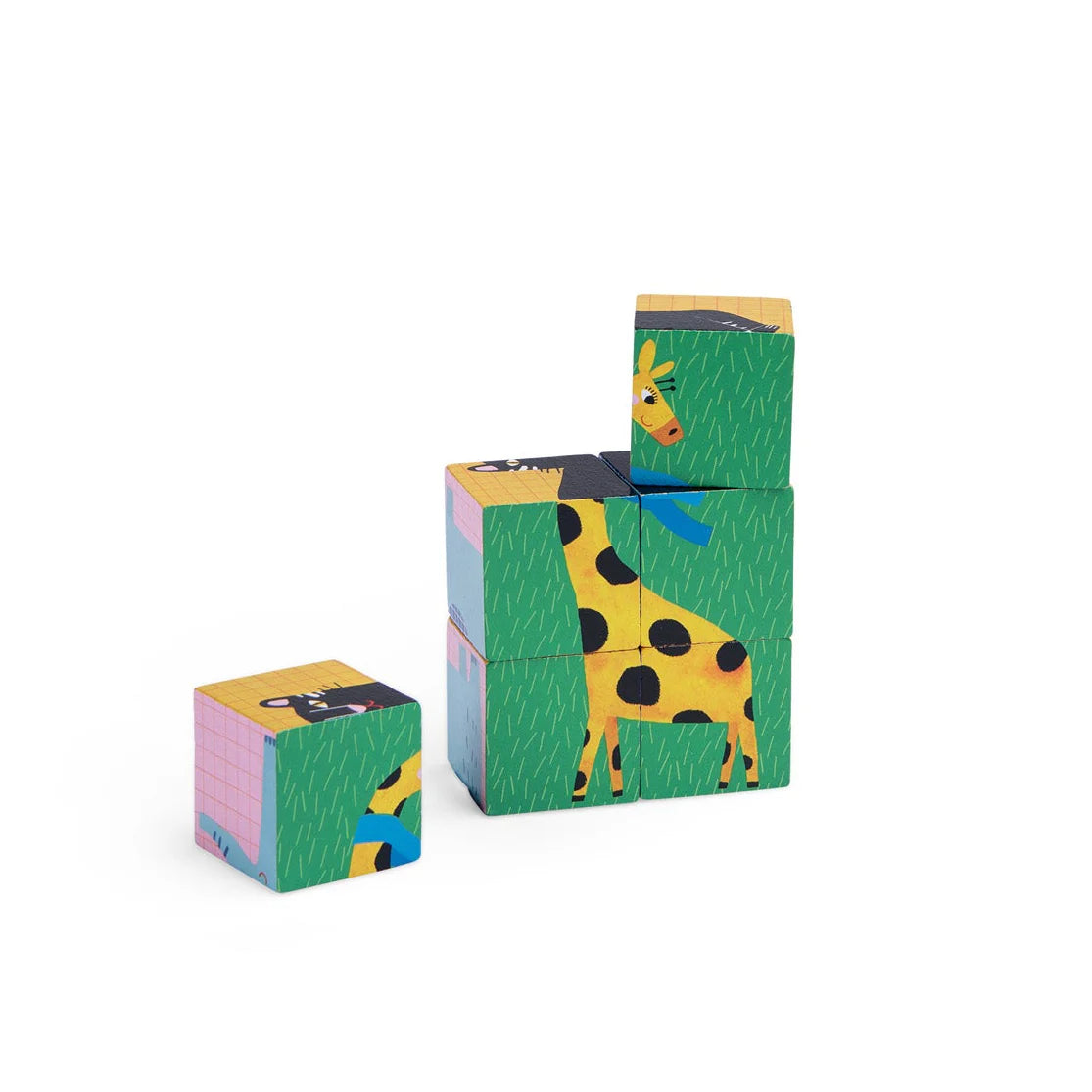 Les Toupitis 6 Wood Cube Puzzle image 4