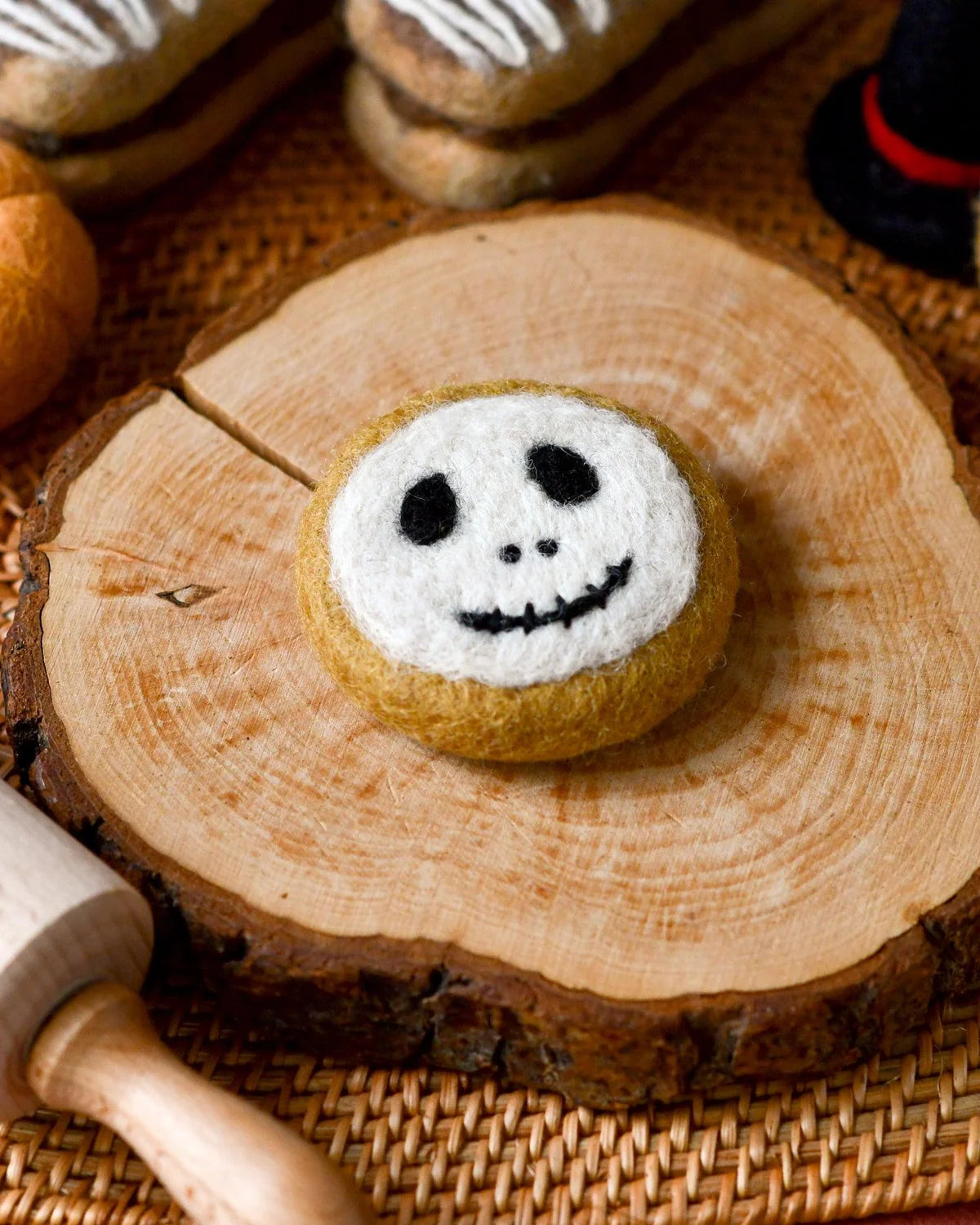 Felt Halloween Spooky Ghost Cookie image 1